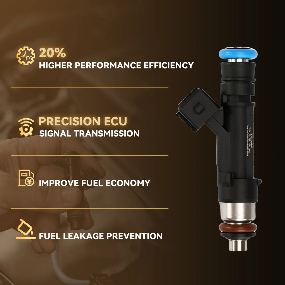 Techie 4 PCS Fuel Injector 0280158205 Compatible for Chevrolet Cruze 2011-2015 L4,Cruze Limited 2016,Sonic 2012-2016 2018,Trax 2013-2016,fit for Buick Encore 2013-2019 L4 Replace for FJ1150