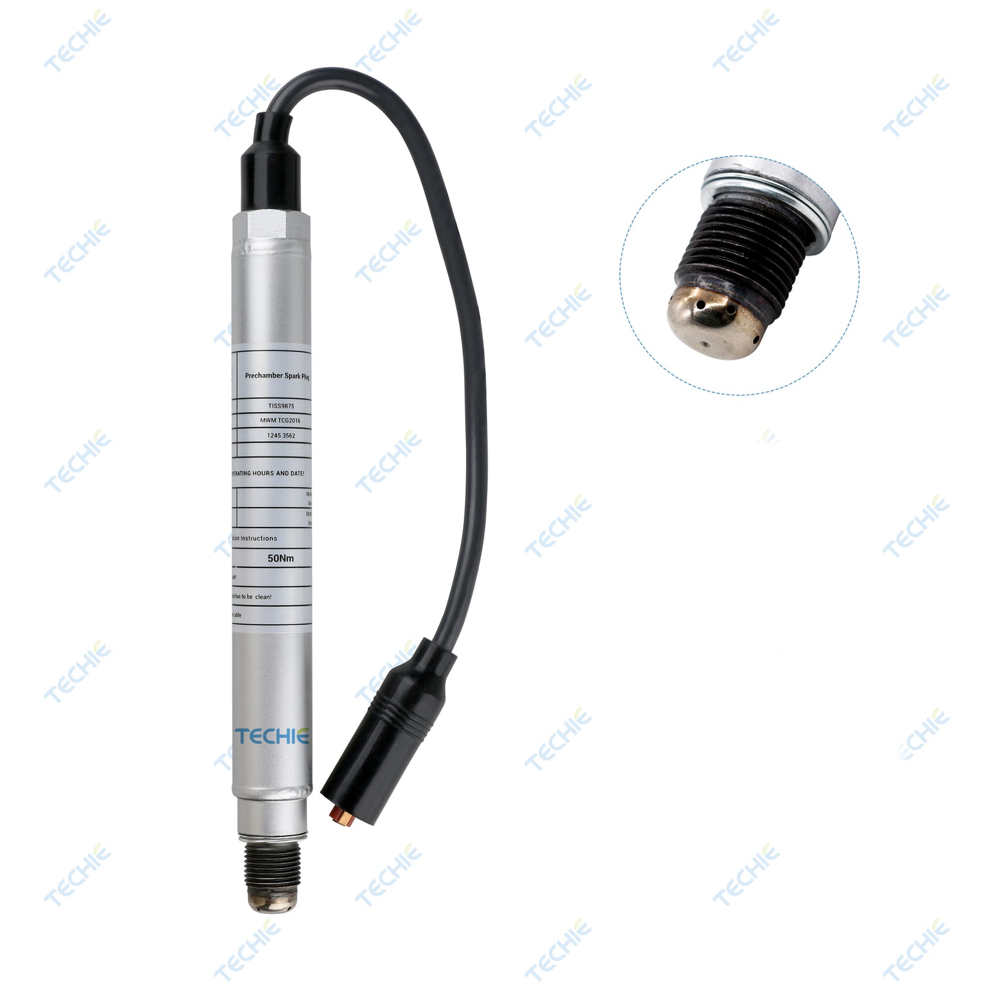 TECHIE TISS9875 Prechamber Spark Plug Replaces for MWM 12453562