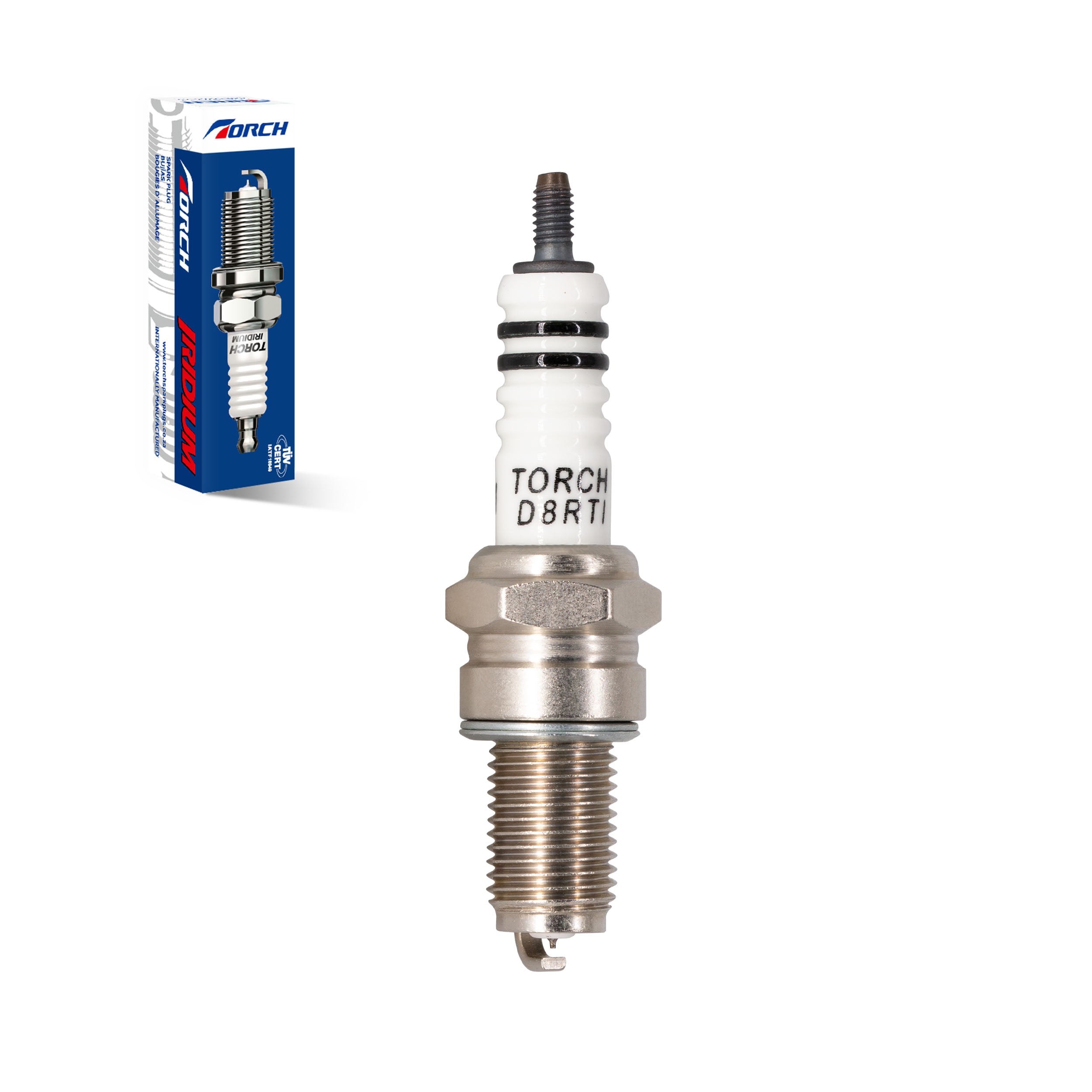 ヤドリギno.81 TORCH D8RTI Iridium Spark Plug Replace for NGK DR8EA D8EA DR8EIX