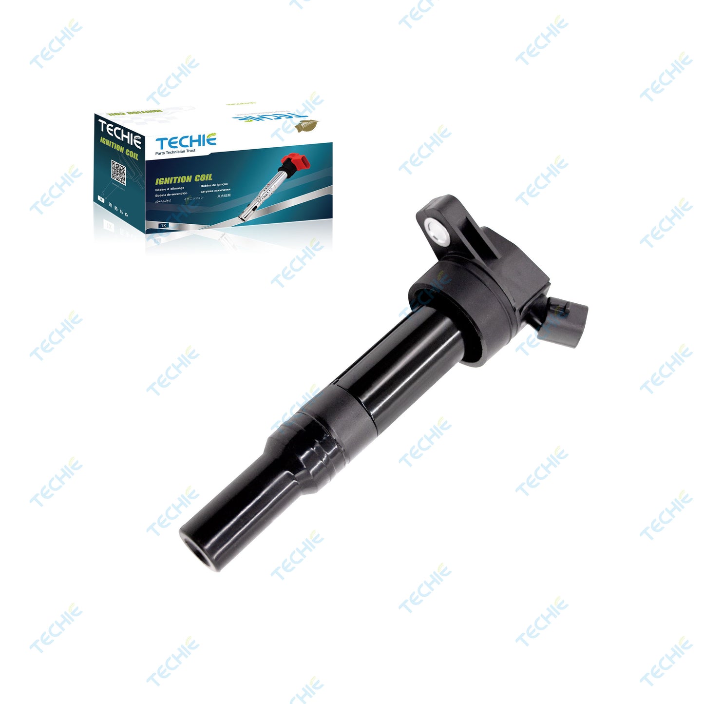 Techie TICS10224 ignition coil Replacement for Duralast Direct C1804 compatible with Elan tra,Kia Soul