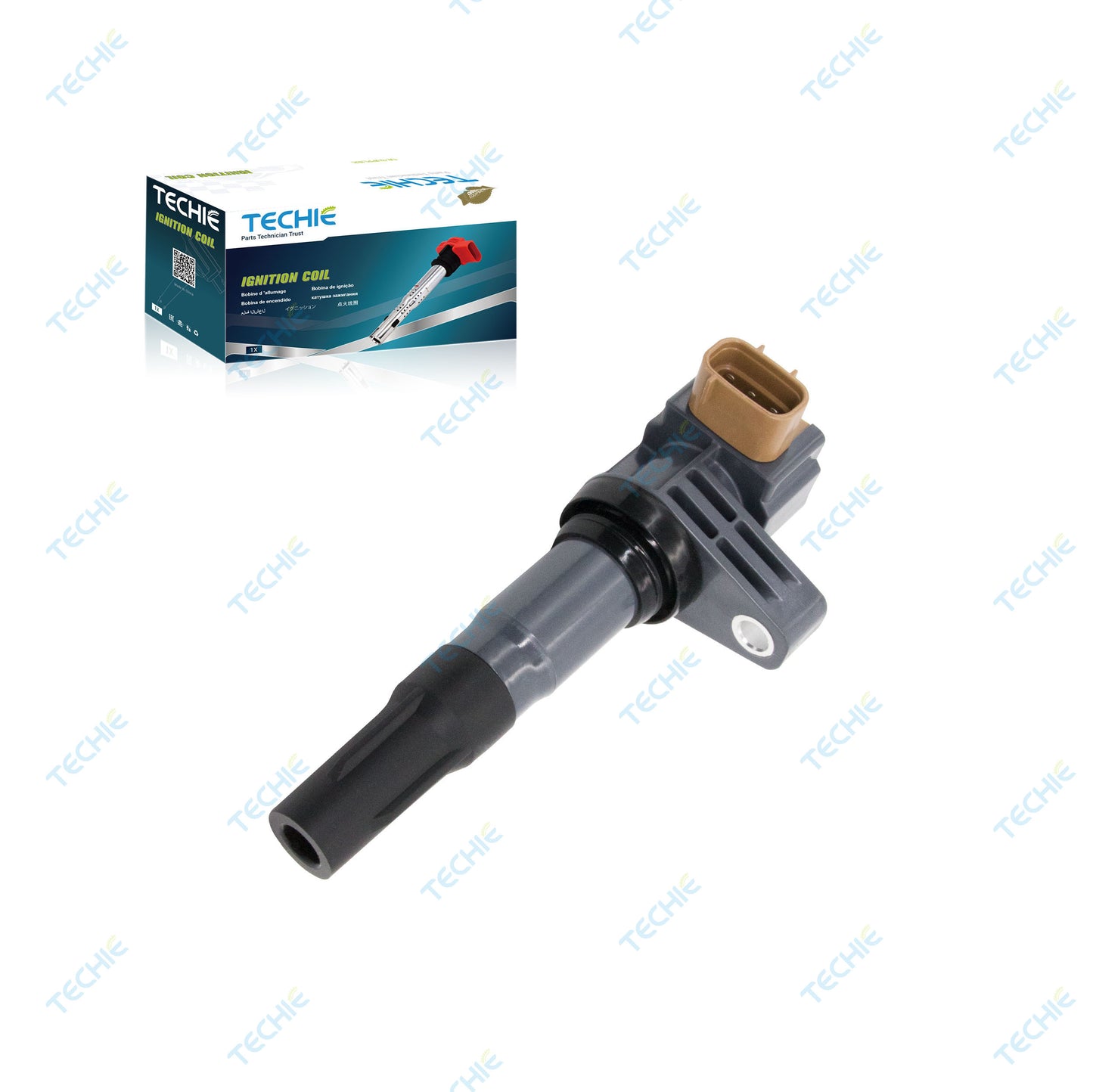 Techie TICS10241A ignition coil Replacement for FK0398/IB53705100 compatible with BYD F3/ F3-R/G3