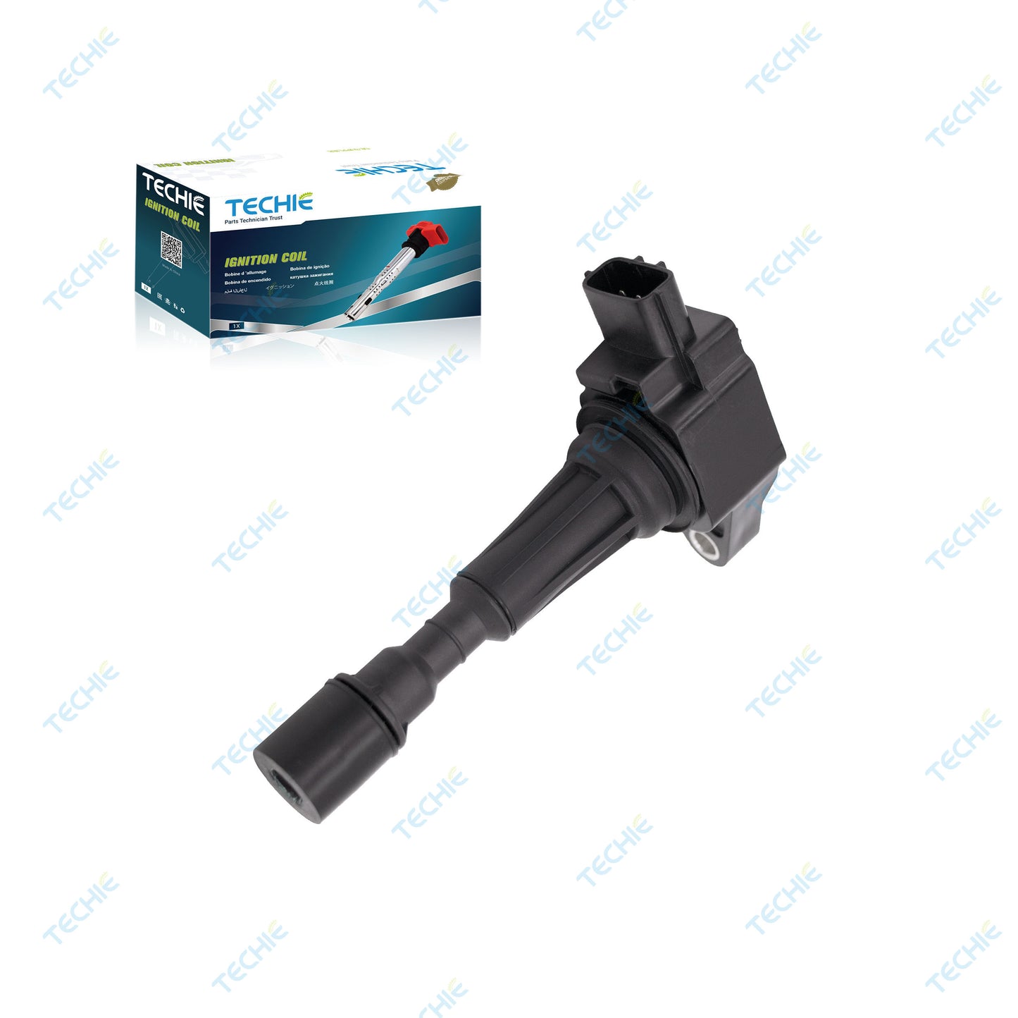 Techie TICS11075A ignition coil Replacement for UF655/C1790 compatible with Geely Emgrand EC715 / EC718