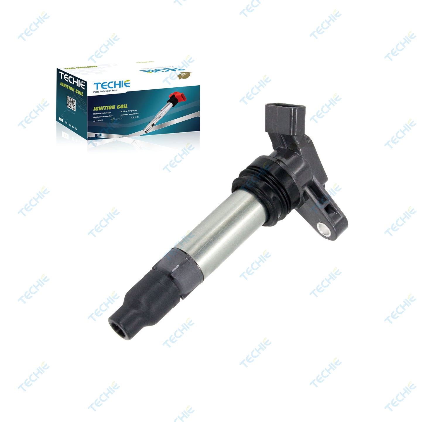 Techie TICS11110 ignition coil Replacement for UF594,C1677 compatible with Ford Fiesta Volvo XC60 XC70 XC90