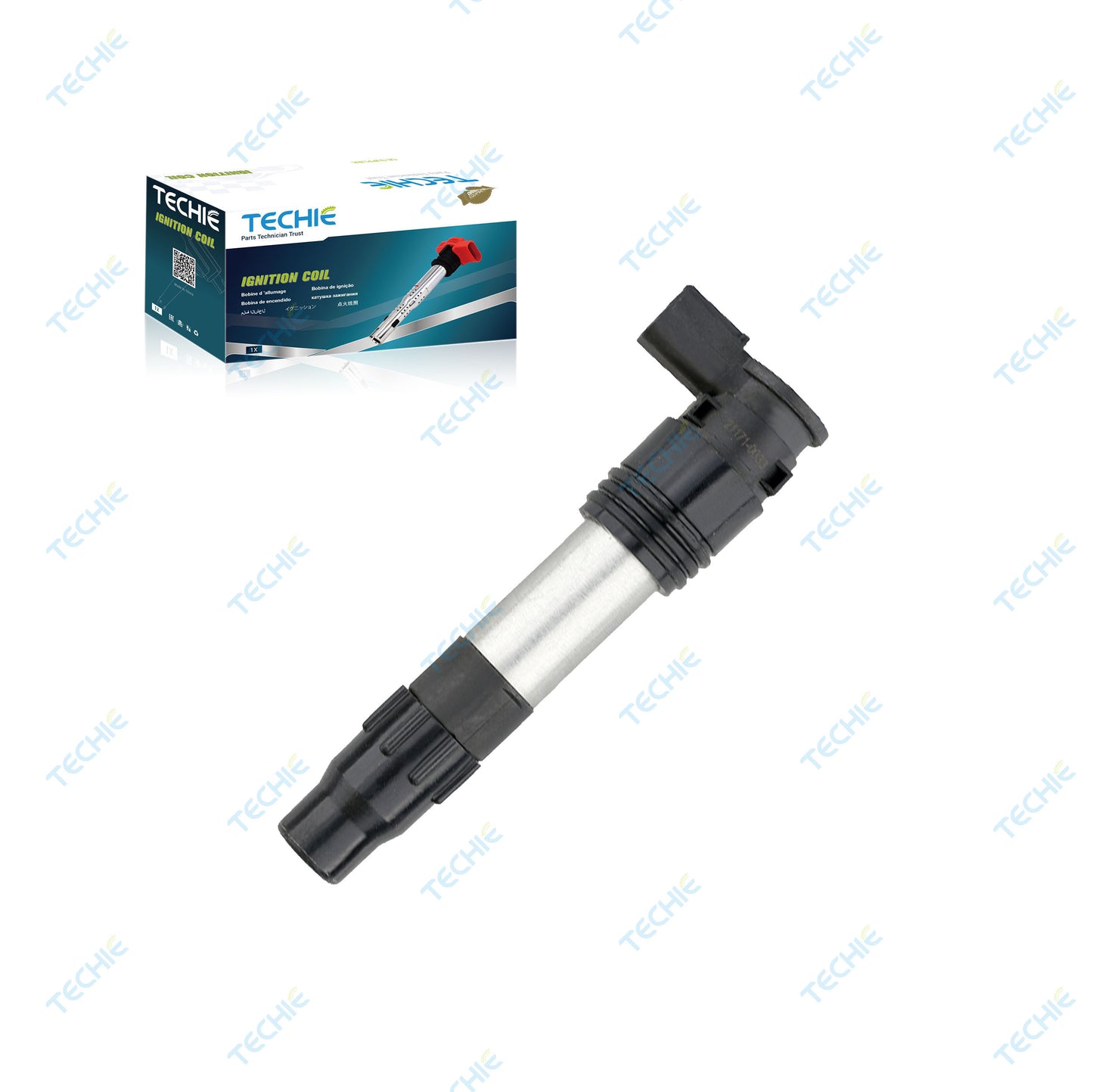 Techie TICS2411 ignition coil Replacement for OE 21171-0033,129700-5430 compatible with Kawasaki Z300,Z800