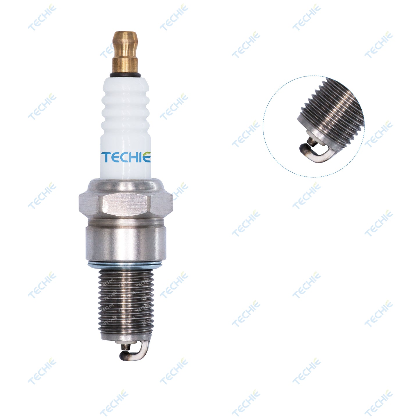 TECHIE TISS9855 high performance prechamber spark plug for application in CAT 3500 series