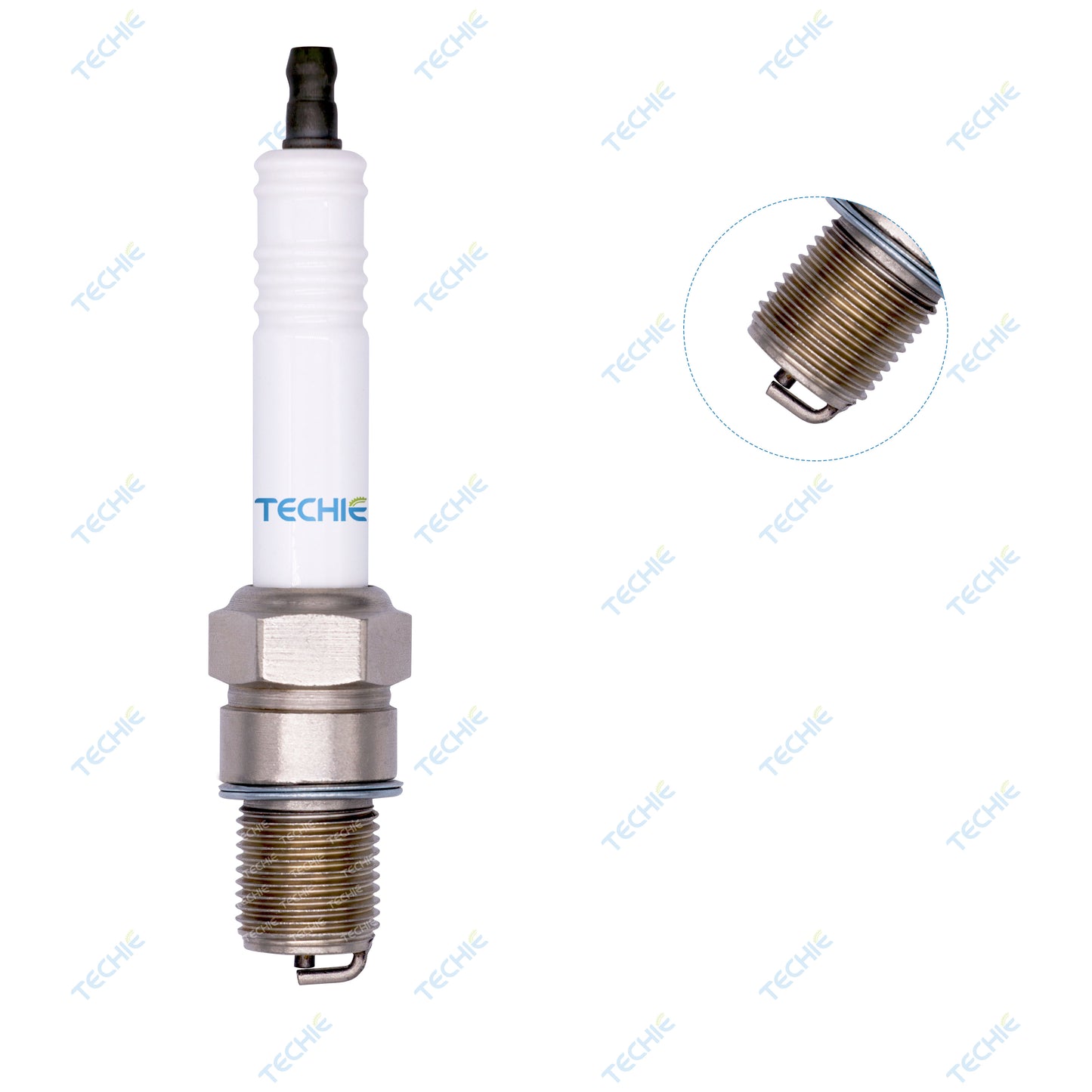 TECHIE Industrial spark plug TISS9809 replaces Champion RB77CC for various gas engines