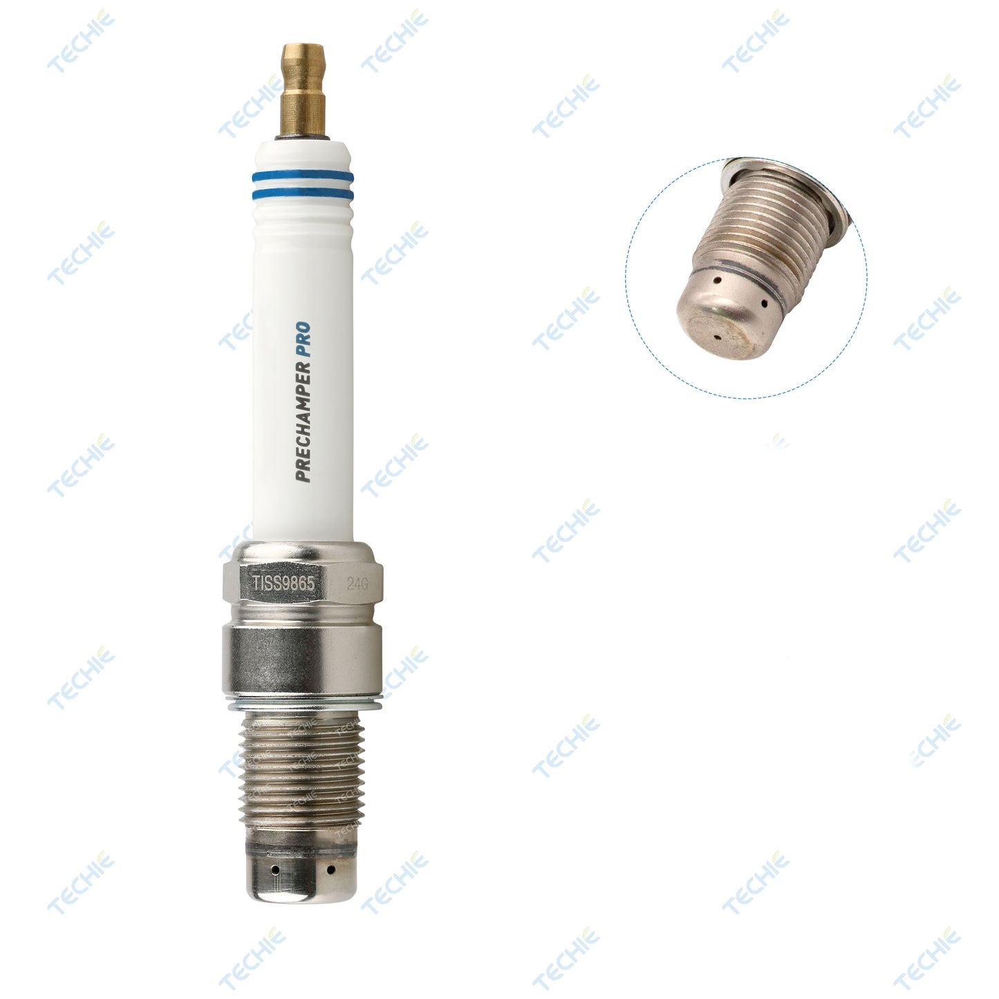 TECHIE TISS9865 Industrial Spark Plug Replaces FB95WPV Federal Mogul / BERU / spark plug for MTU gas engines 4000 series