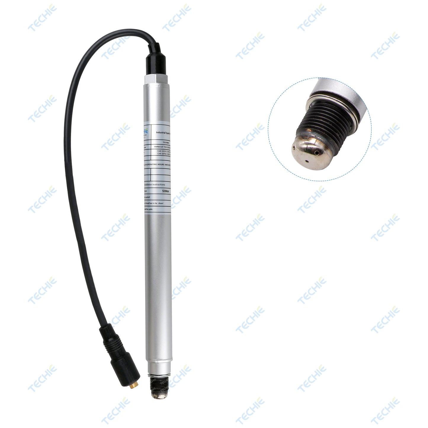 TECHIE TISS9885 Prechamber spark plug replaces for MWM TCG 2020 V12, V16, V20and CG 170 Biogas