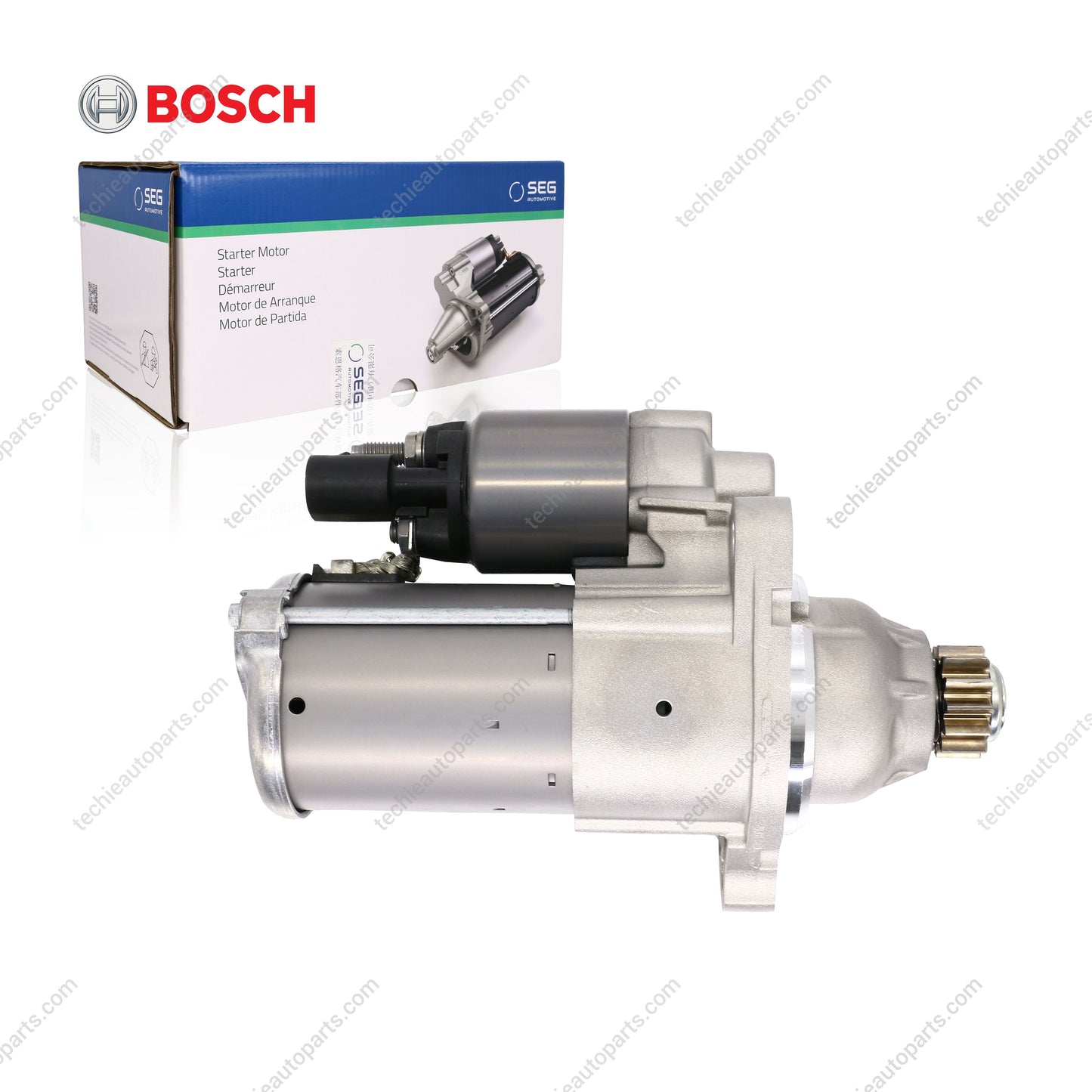 BOSCH Genuine Starter 0001179602 for 02M911021G  02M911022F  Compatible With VW Tiguan L4 2.0L 2018