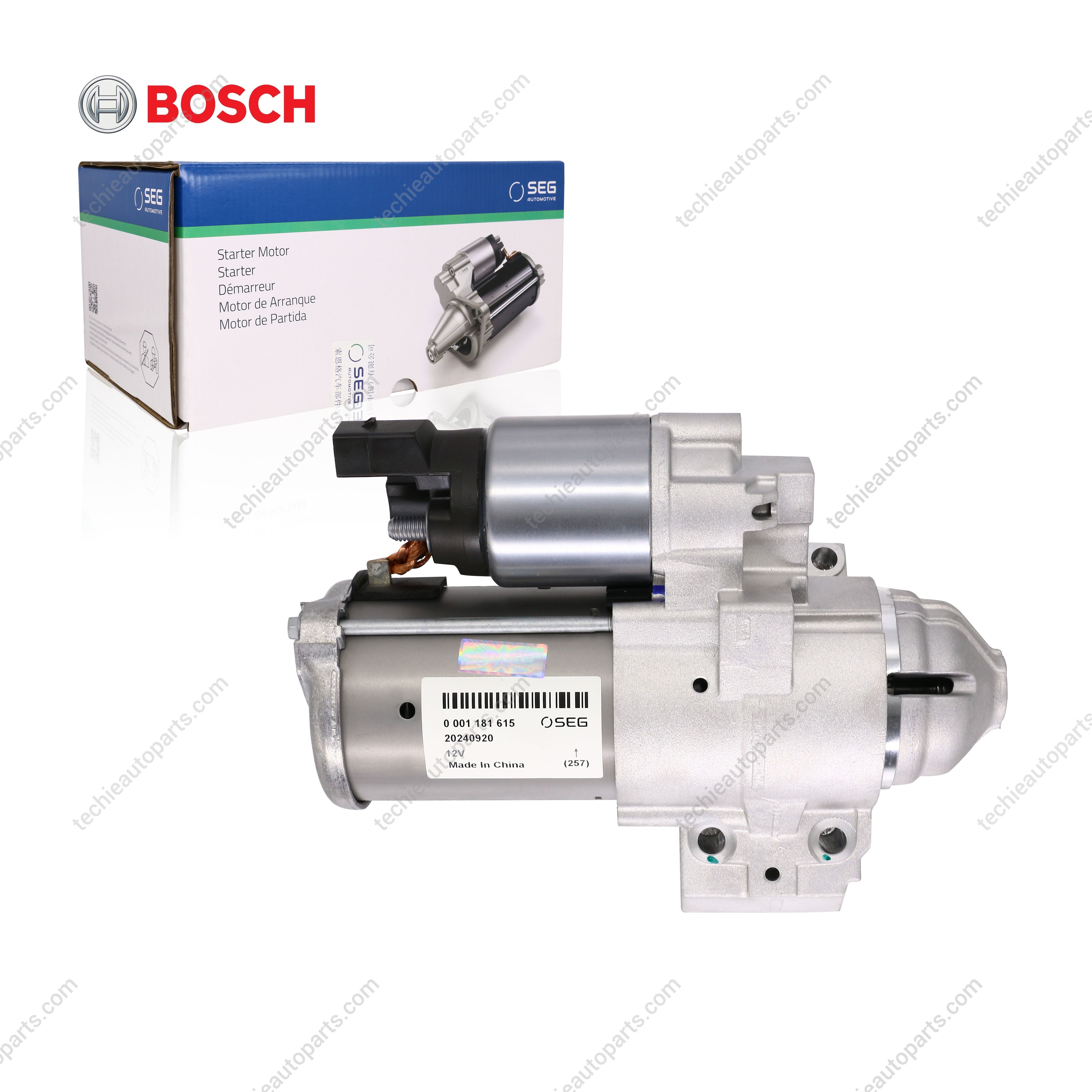 BOSCH Genuine Starter 0001181615 for 12419847303 12418693977