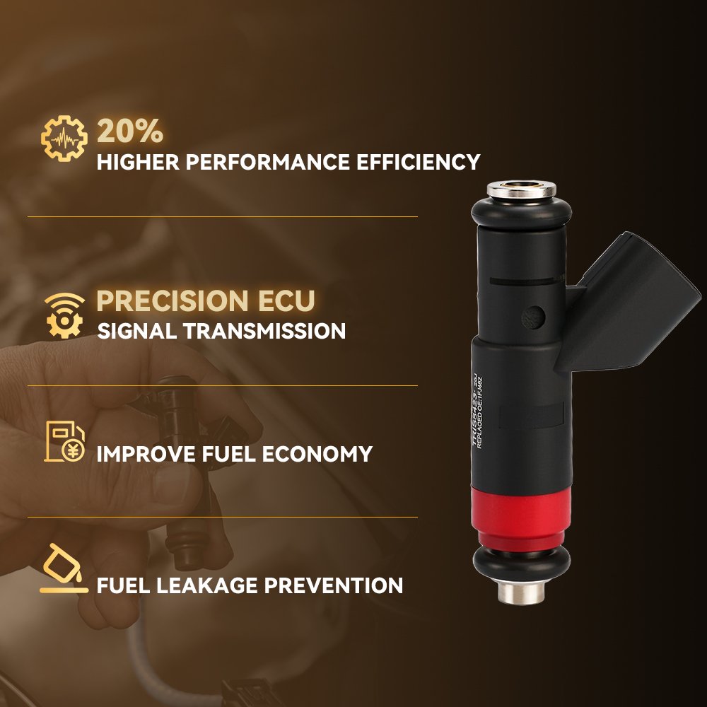 Techie 8PCS Fuel Injector Fits for 2004-2009 Dodge Ram 1500 2500 3500 2004-2008 5.7L V8 Durango 2004-2009 5.7L,for Chry Aspen 2007-2008 Replace for FJ482 53032713AA