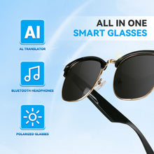 Techie AI Smart Glasses, 5.2 Bluetooth Glasses with 4-hour battery life, Polarized Sunglasses, Bluetooth Speaker, Wireless Headphones, Athletic/Outdoor UV Protection, Touch Control, Voice Assistant