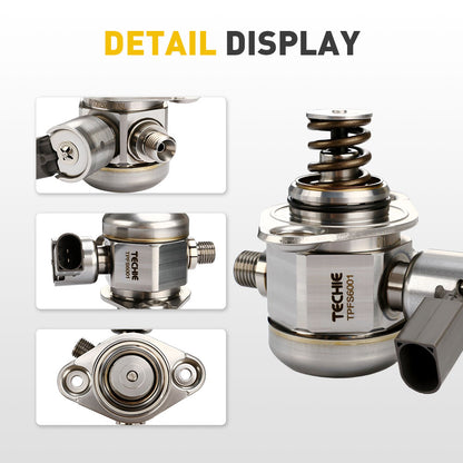 Techie High Pressure Fuel Pump 13517595339 Compatible with BMW X5 550i GT xDrive 750i 750Li xDrive X6 650i xDrive Alpina B7 B7L,X5 E70,X6 E71 E72 V8 4.4L 2008-2015