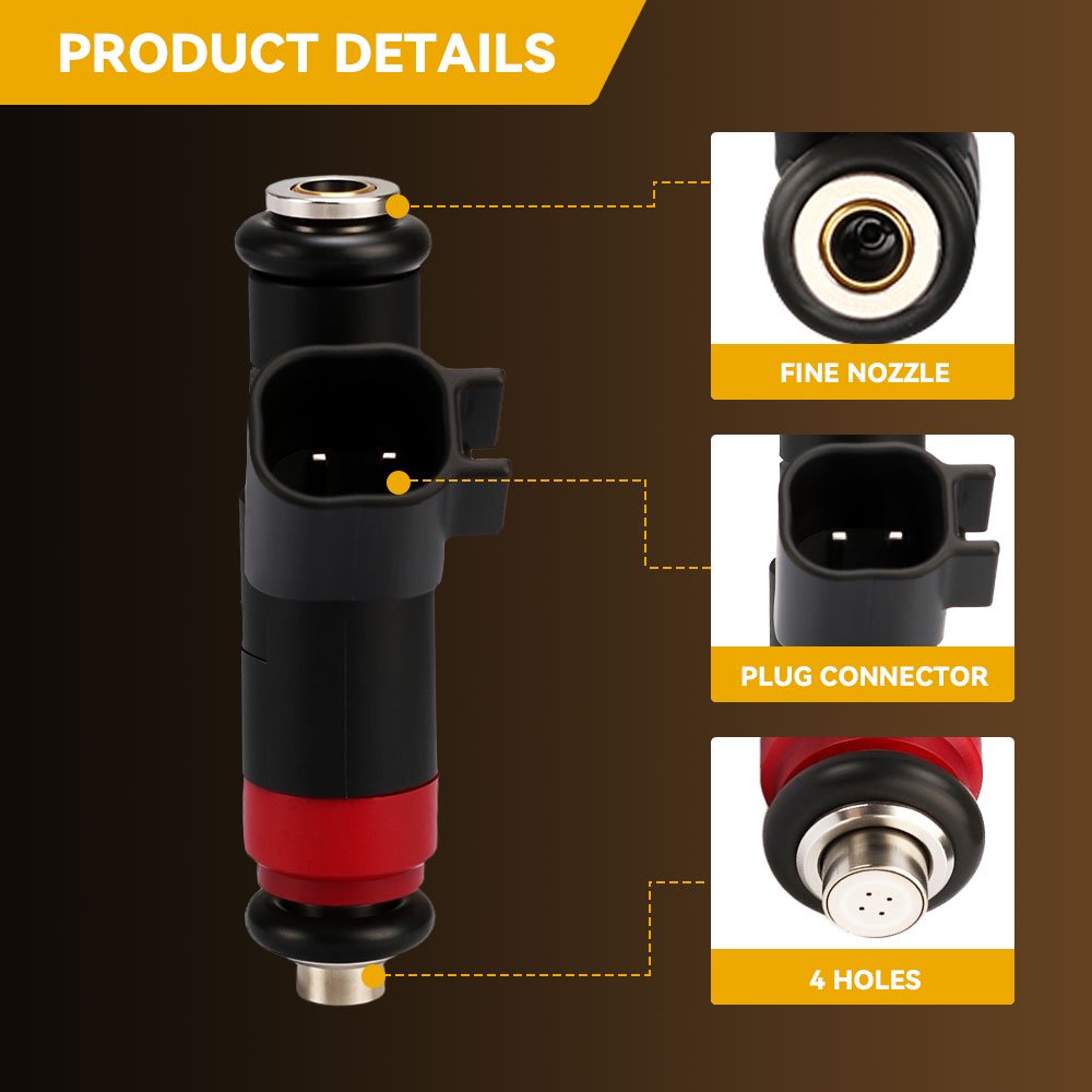 Techie 8PCS Fuel Injector Fits for 2004-2009 Dodge Ram 1500 2500 3500 2004-2008 5.7L V8 Durango 2004-2009 5.7L,for Chry Aspen 2007-2008 Replace for FJ482 53032713AA