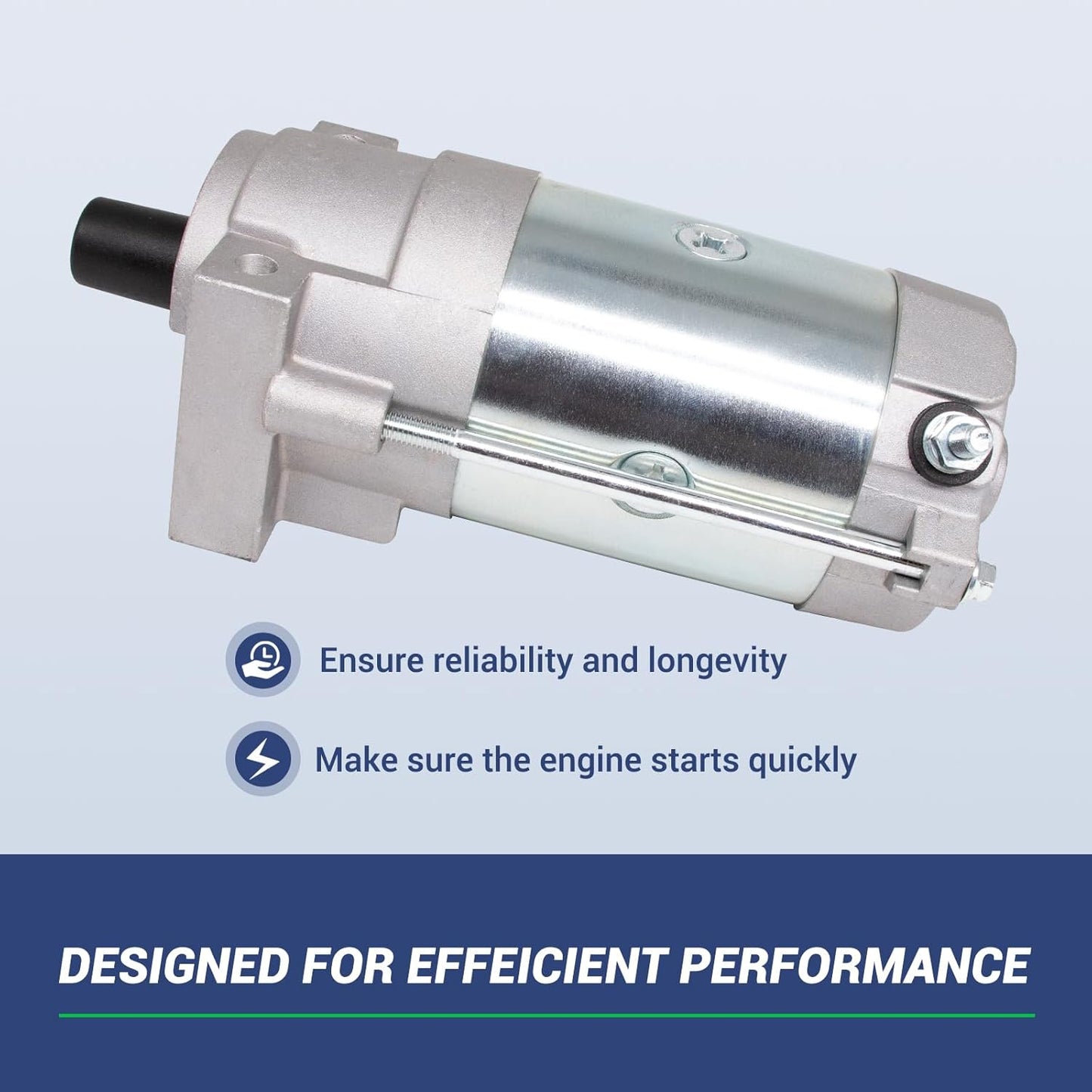 Techie Starter Motor Parts OEM Toro Starter (136-7880) Fits Titan & Timecutters with 22.5 & 24.5HP Toro Engine, 270360146-0002