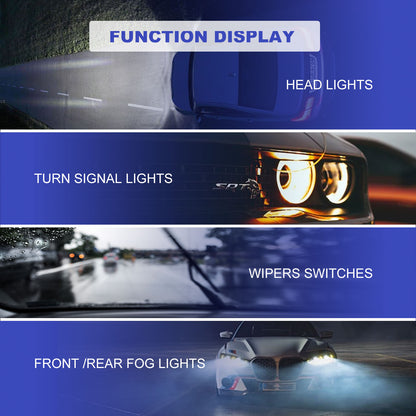 Techie TMTS1988 Turn Signal Switch Universal Multifunction Switch Indicator Light Stalk Steering Column 8201167988 ，681726046R Compatible with Dacia Dokker Lodgy Logan II Sandero II Renault Clio lV