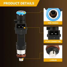 Techie 4 PCS Fuel Injector 0280158205 Compatible for Chevrolet Cruze 2011-2015 L4,Cruze Limited 2016,Sonic 2012-2016 2018,Trax 2013-2016,fit for Buick Encore 2013-2019 L4 Replace for FJ1150