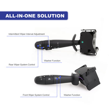 Techie TMTS1612 Turn Signal Switch Universal Multifunction Switch Indicator Light Stalk Switch 251590 ,2556000QAE    Compatible with Renault Espace IV