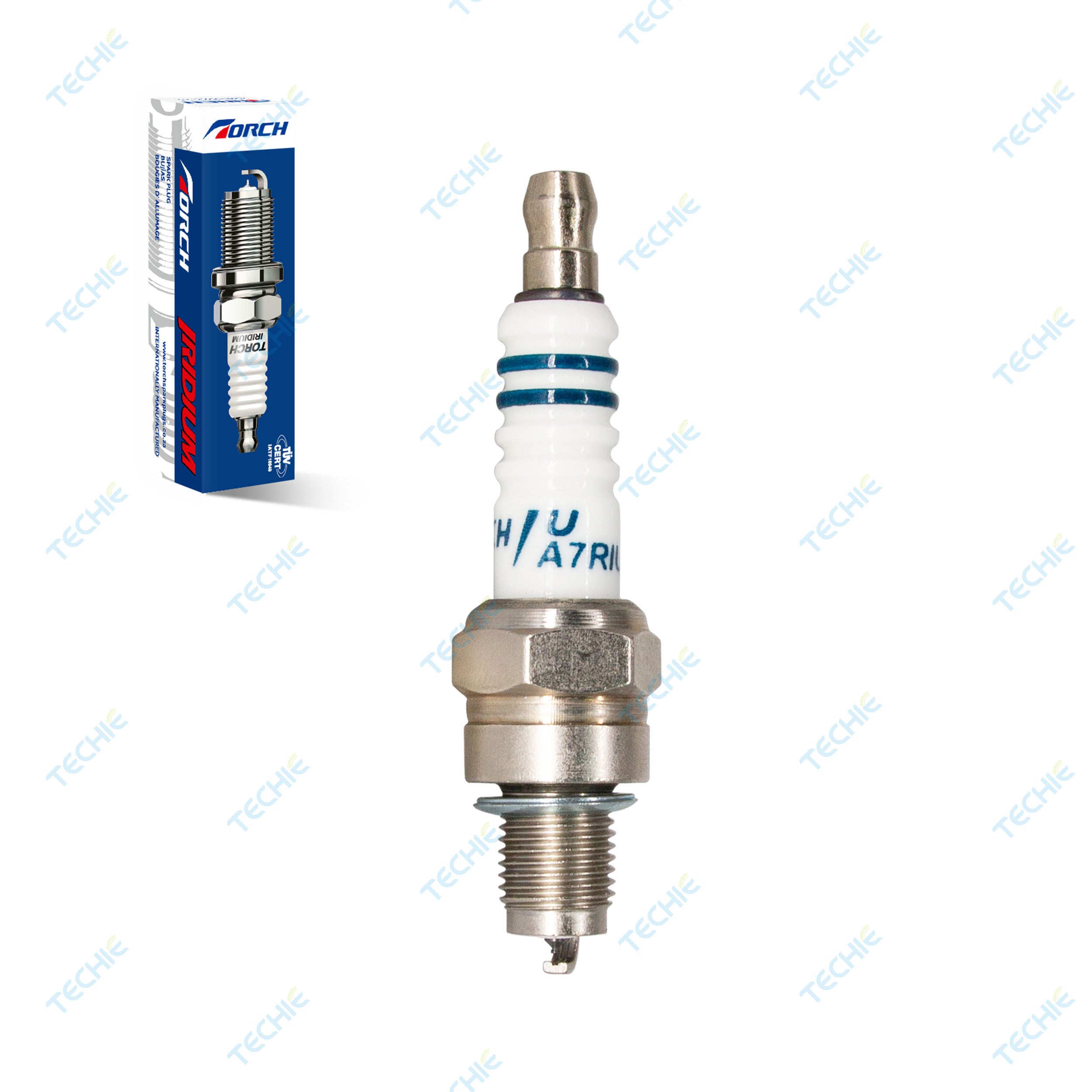 TORCH A7RIU Iridium Spark Plug Replace for NGK 4549 CR7HSA 7544