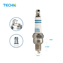 TECHIE T-A7RIU Iridium Spark Plug Replacement for NGK CR7HIX CR7HSA,for DENSO IUF22 5383/4008/U22FSR-U Fit for Honda CRF80F CRF100F NSF100 TRX90 TRX90EX TRX90X XR80R,for Yamaha YFM80 YFM90 TTR125