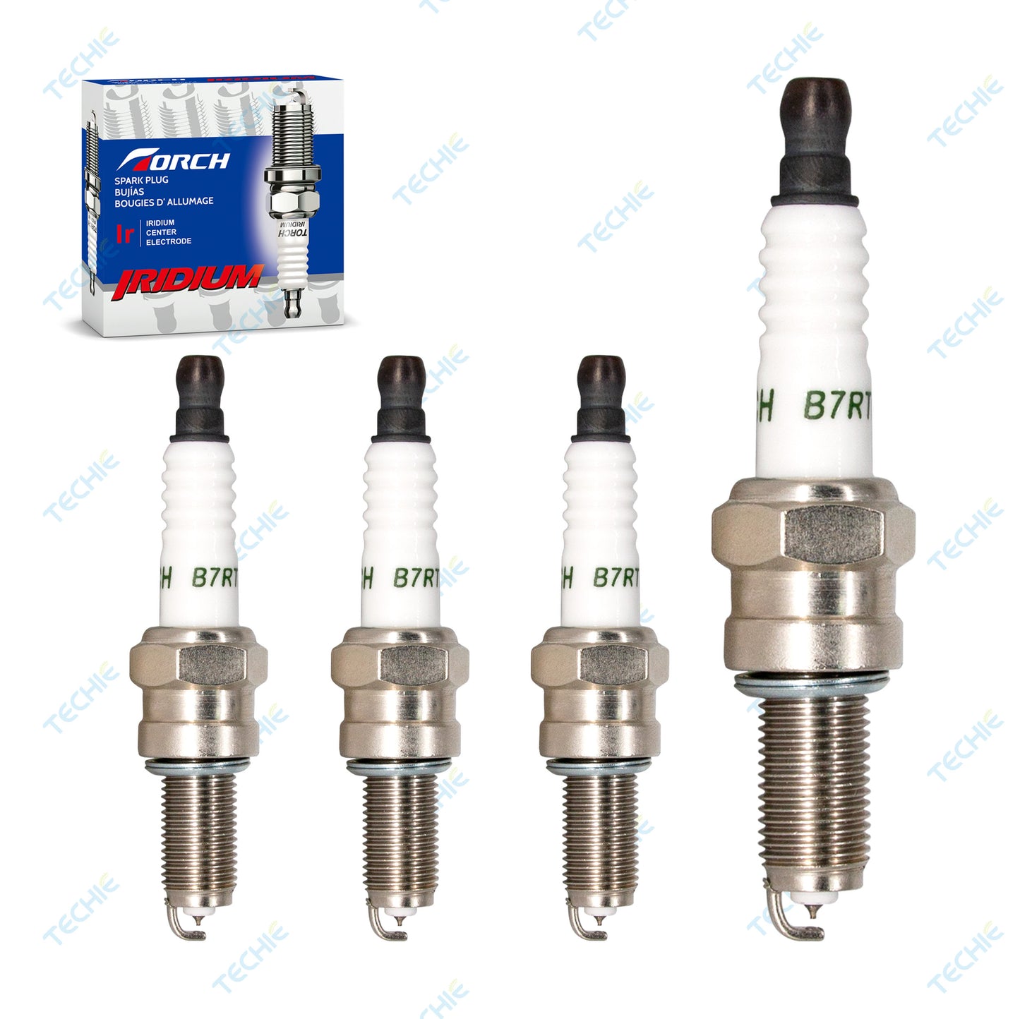 TORCH B7RTIP Iridium Spark Plug Replace for NGK PMR7A 4259