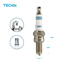 TECHIE T-B8RC Spark Plug Replace for NGK 1275/CR8E for Yamaha YFZ450 KFX400,for DENSO U24ESR-N Spark Plug,for CHAMPION RG59,for Autolite 4302