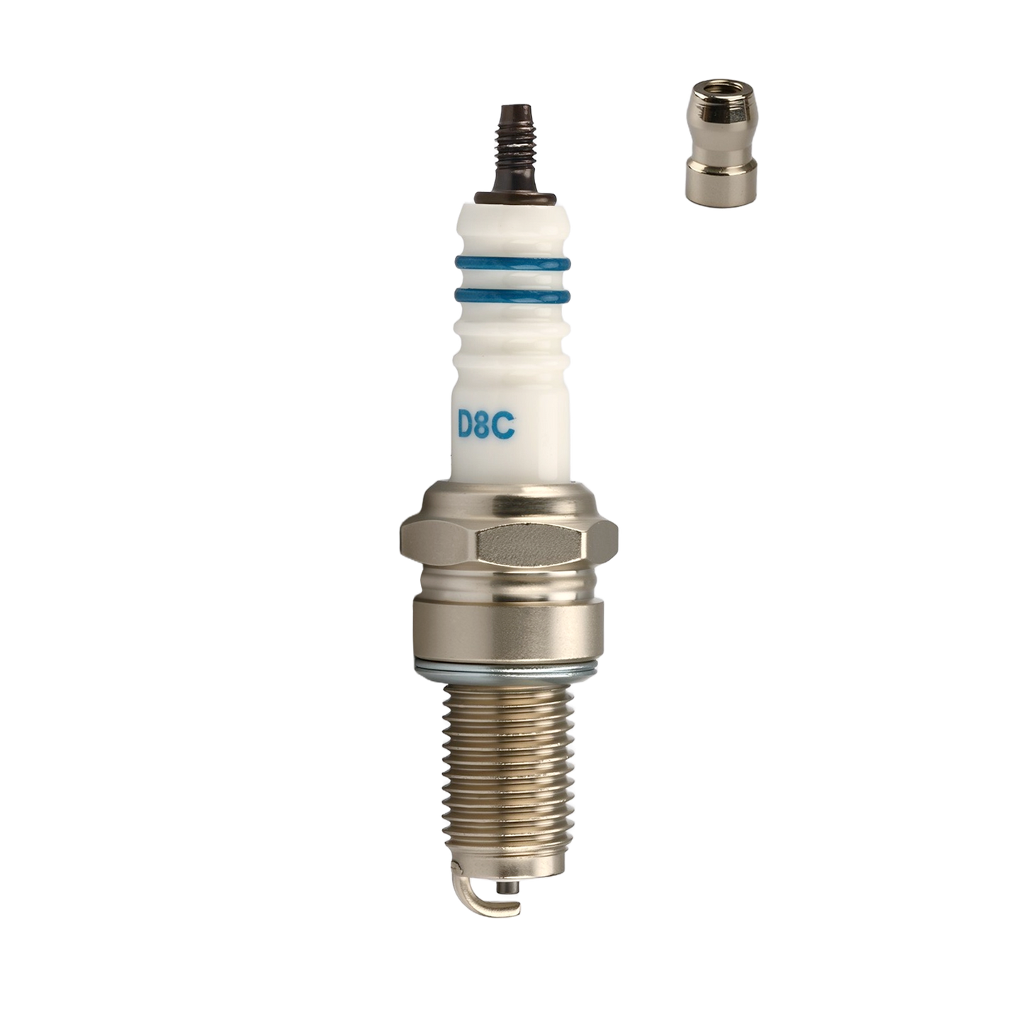 TECHIE T-D8C Spark Plug Replace for NGK 2120 D8EA Spark Plug,for Denso X24ES-U,for Champion A6/4099,for Bosch X4CS,for Autolite 2755 3954 4132,for ACDelco S121XL,for John Deere TY26724,OEM
