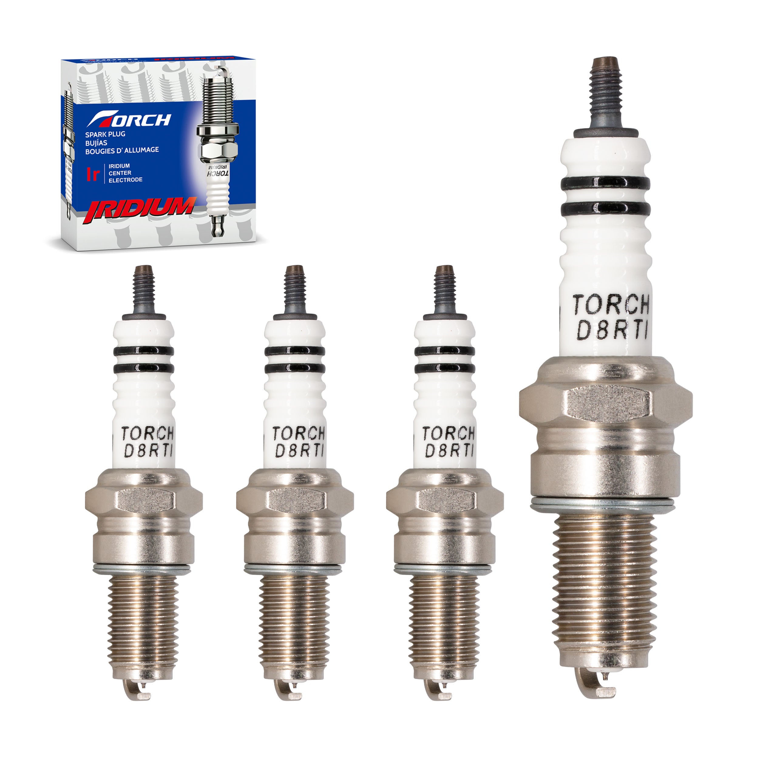 TORCH D8RTI Iridium Spark Plug