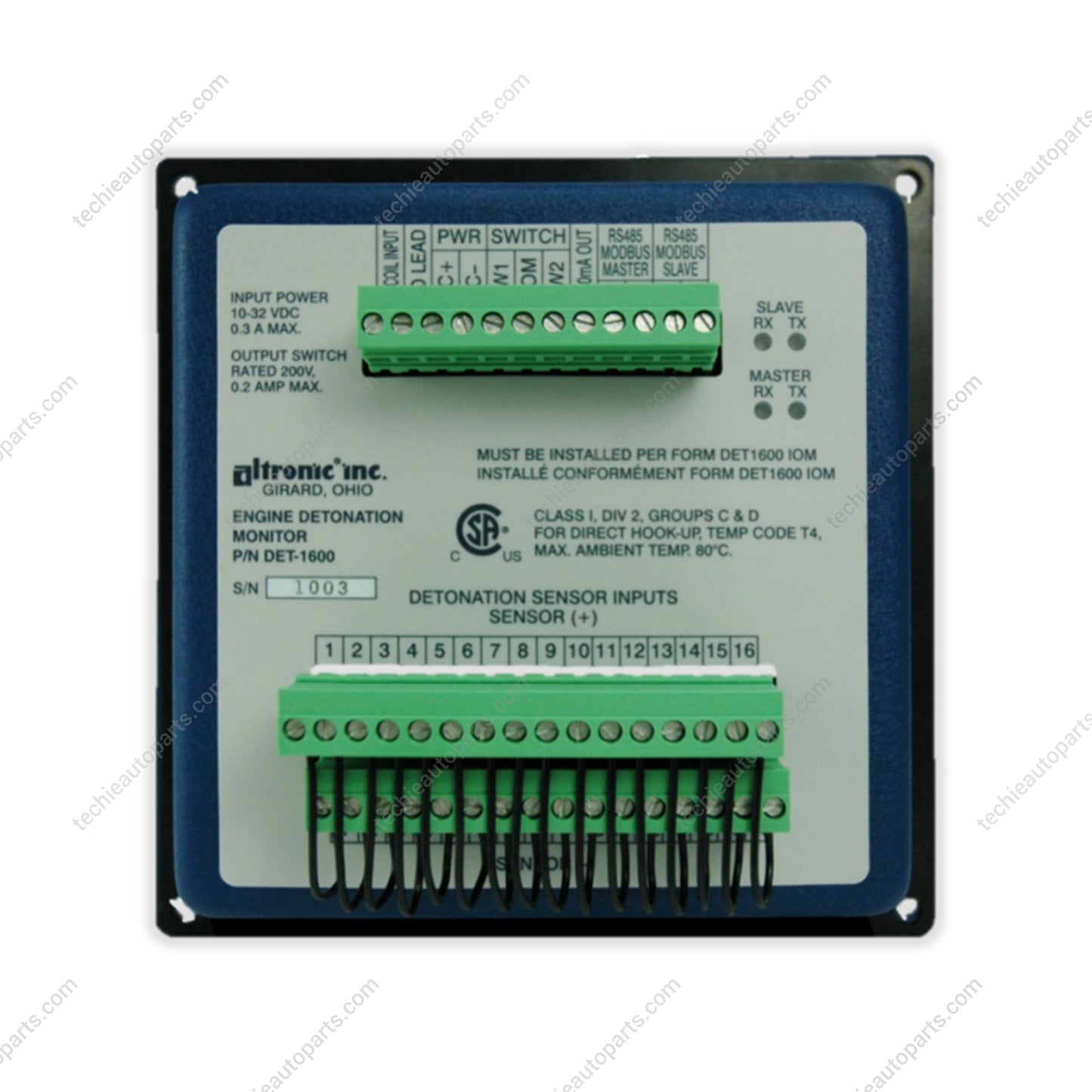 Altronic DET-1600 Engine Detonation Monitor