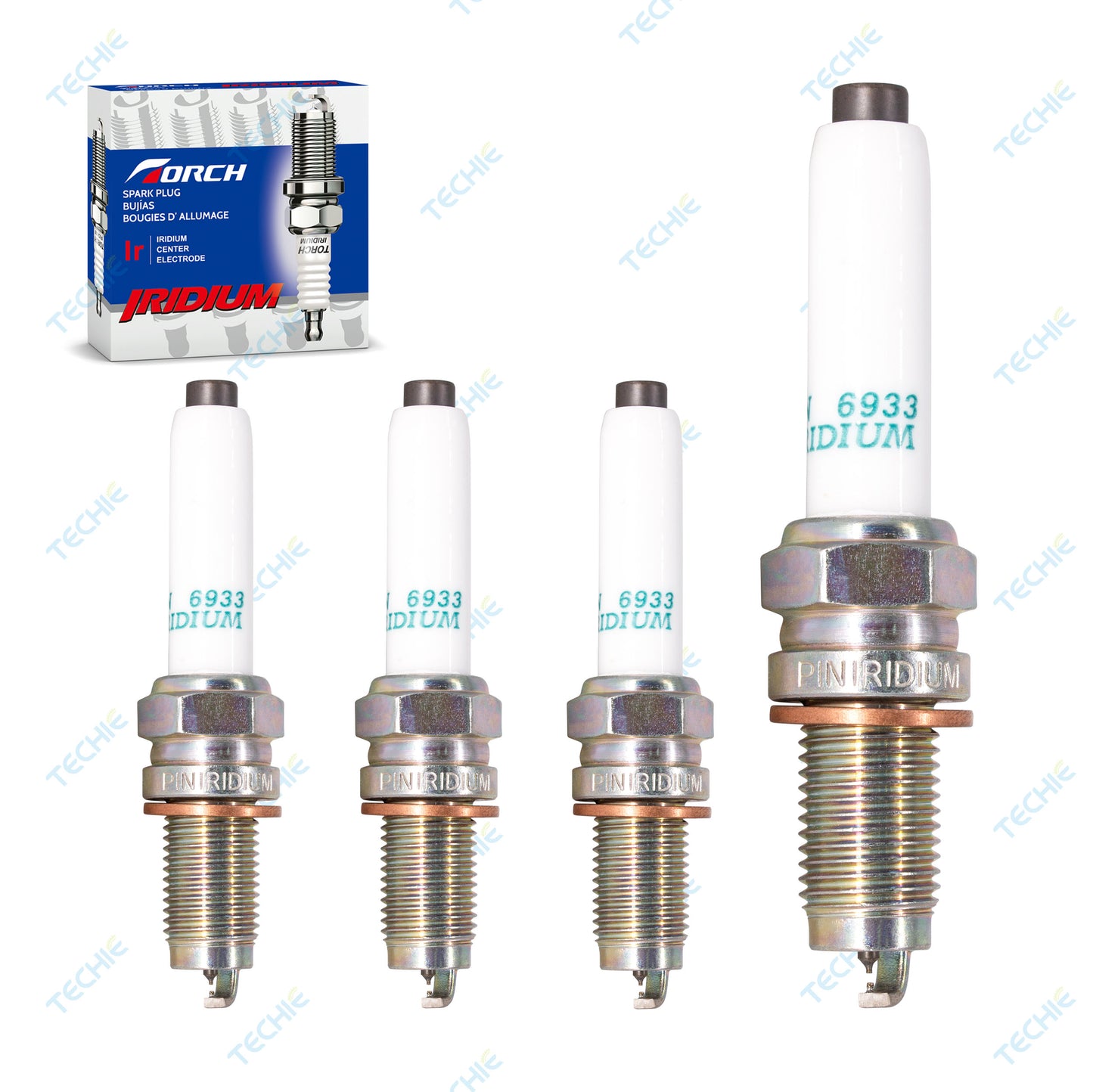TORCH DK7RHII Iridium Spark Plug Replace for NGK PKER7A8EGS