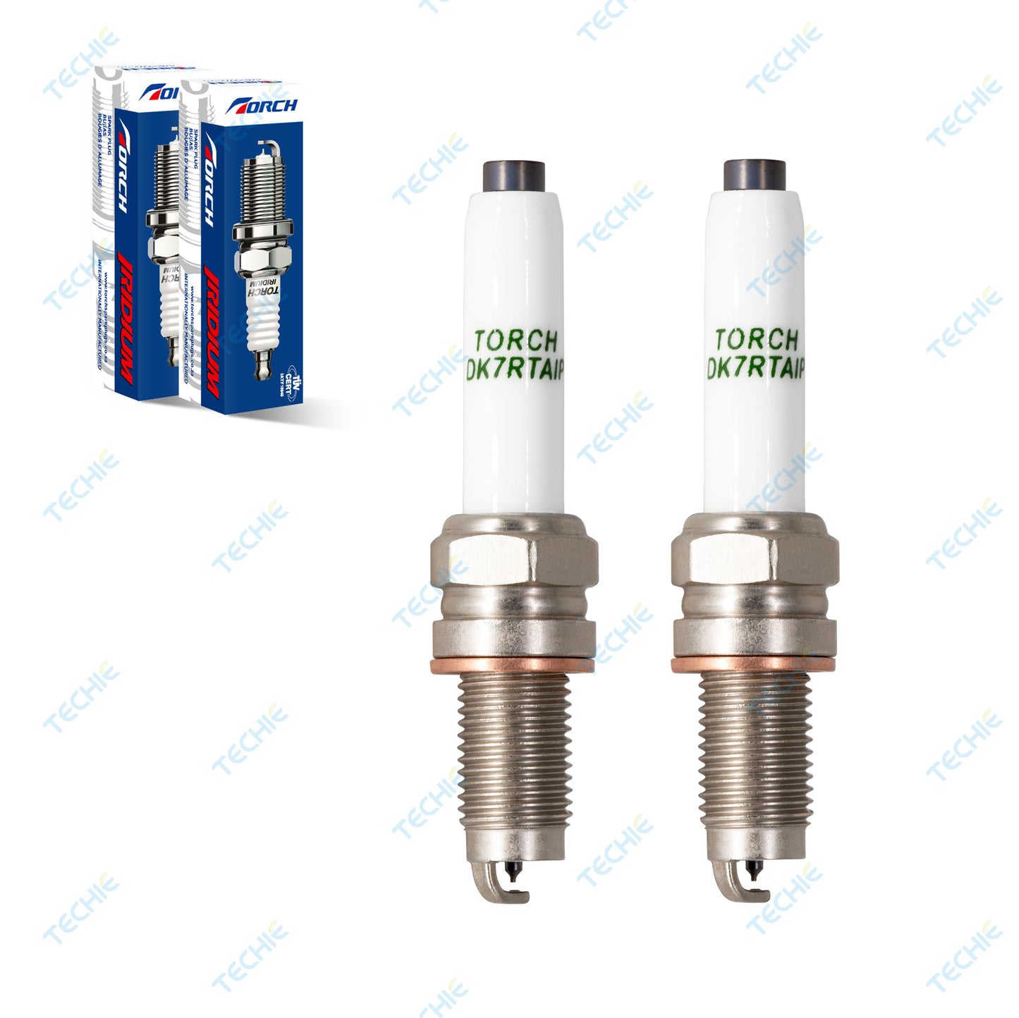 TORCH DK7RTAIP Iridium Spark Plug Replace for NGK PKER7A8EGS