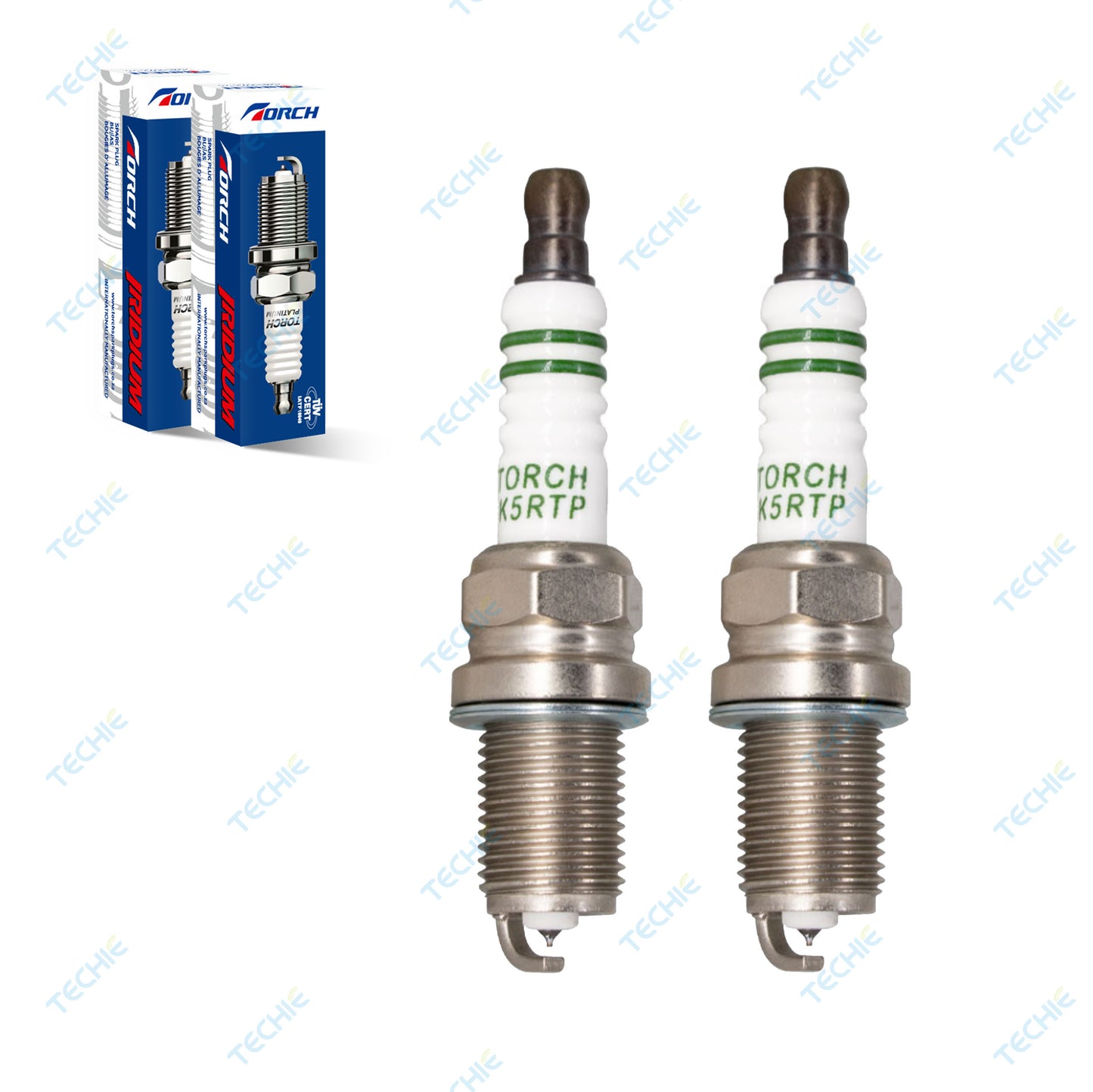 TORCH K5RTP Iridium Spark Plug Replace for NGK 7090 BKR5EGP