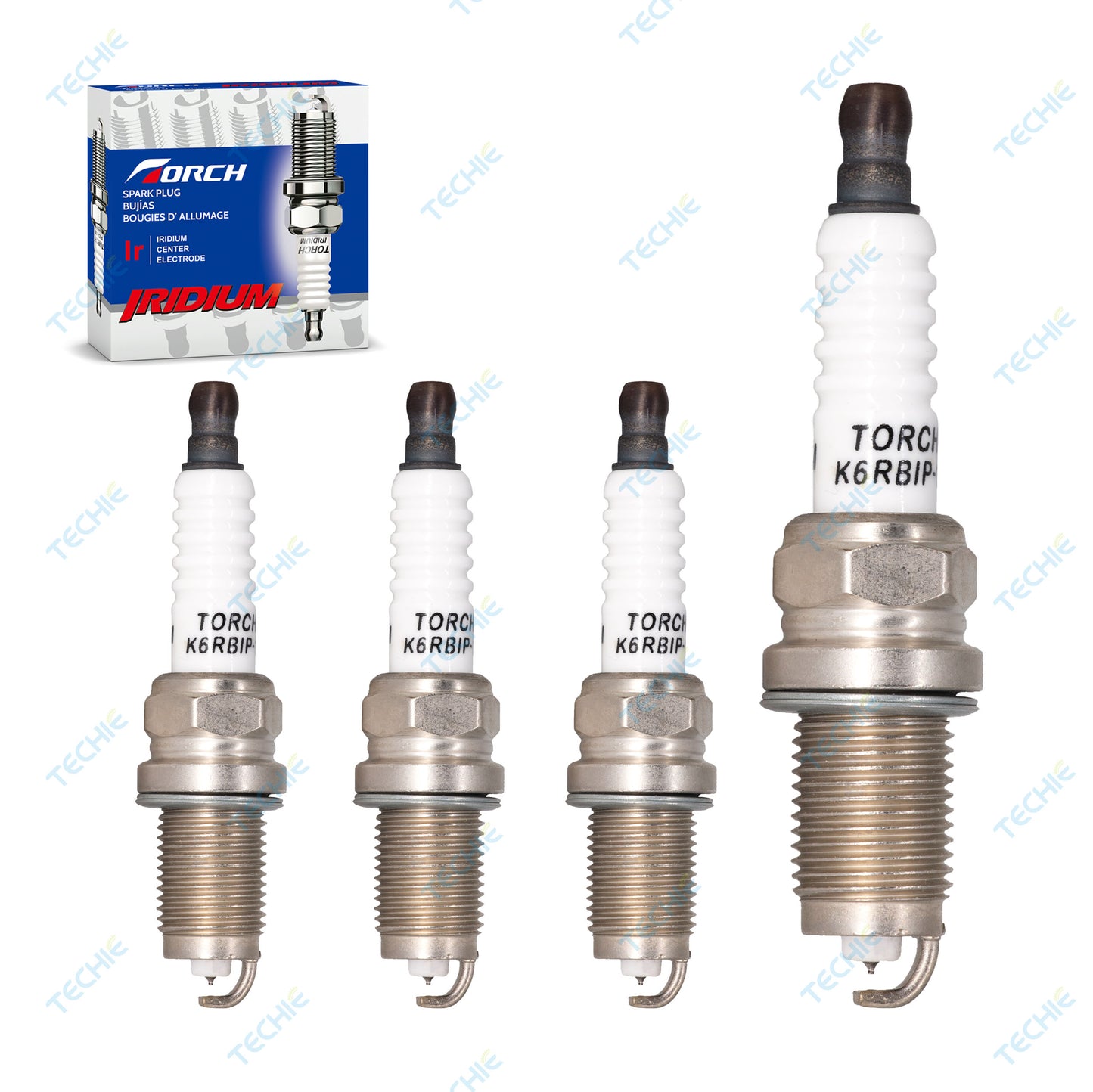 TORCH K6RBIP-13 Iridium Spark Plug Replace for NGK IZFR6K13(6774)