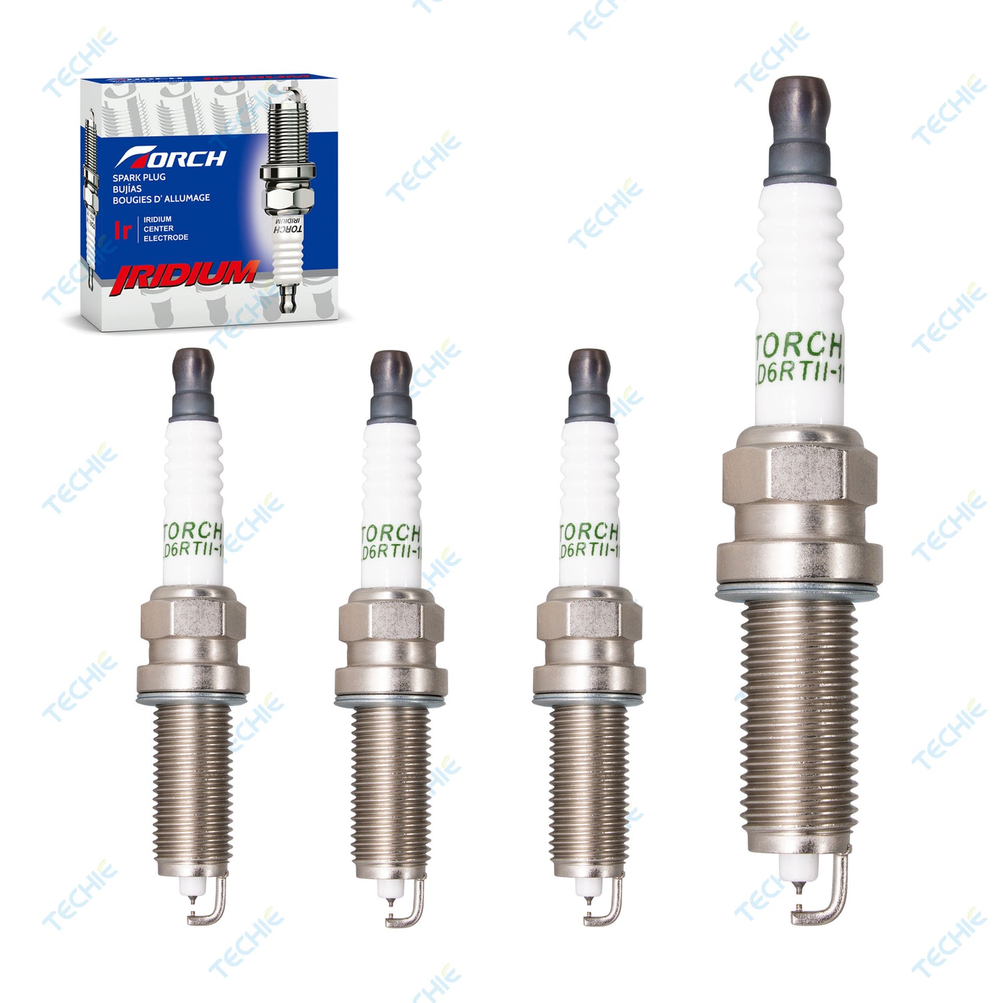TORCH LD6RTII-11 Iridium Spark Plug  Replace for NGK DILKAR6A11