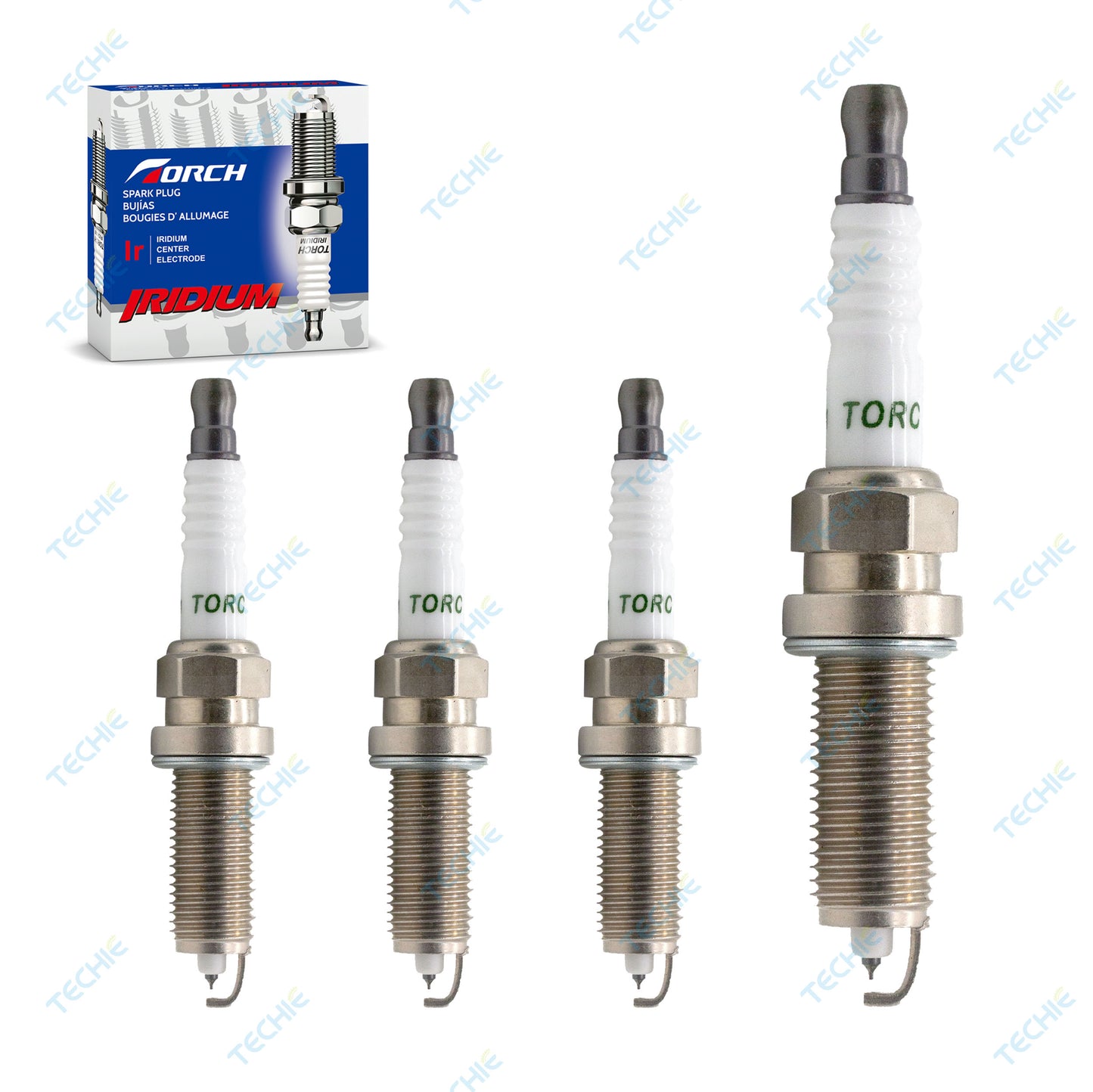 TORCH LD6RTIP-11 Iridium Spark Plug Replace for NGK PLZKAR6A-11