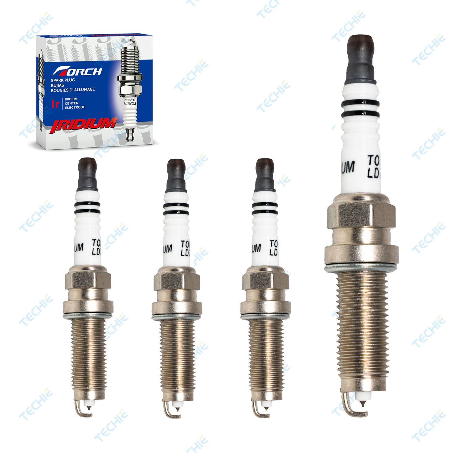 TORCH LD7RBI Iridium Spark Plug  Replace for NGK DILZKAR7C11S