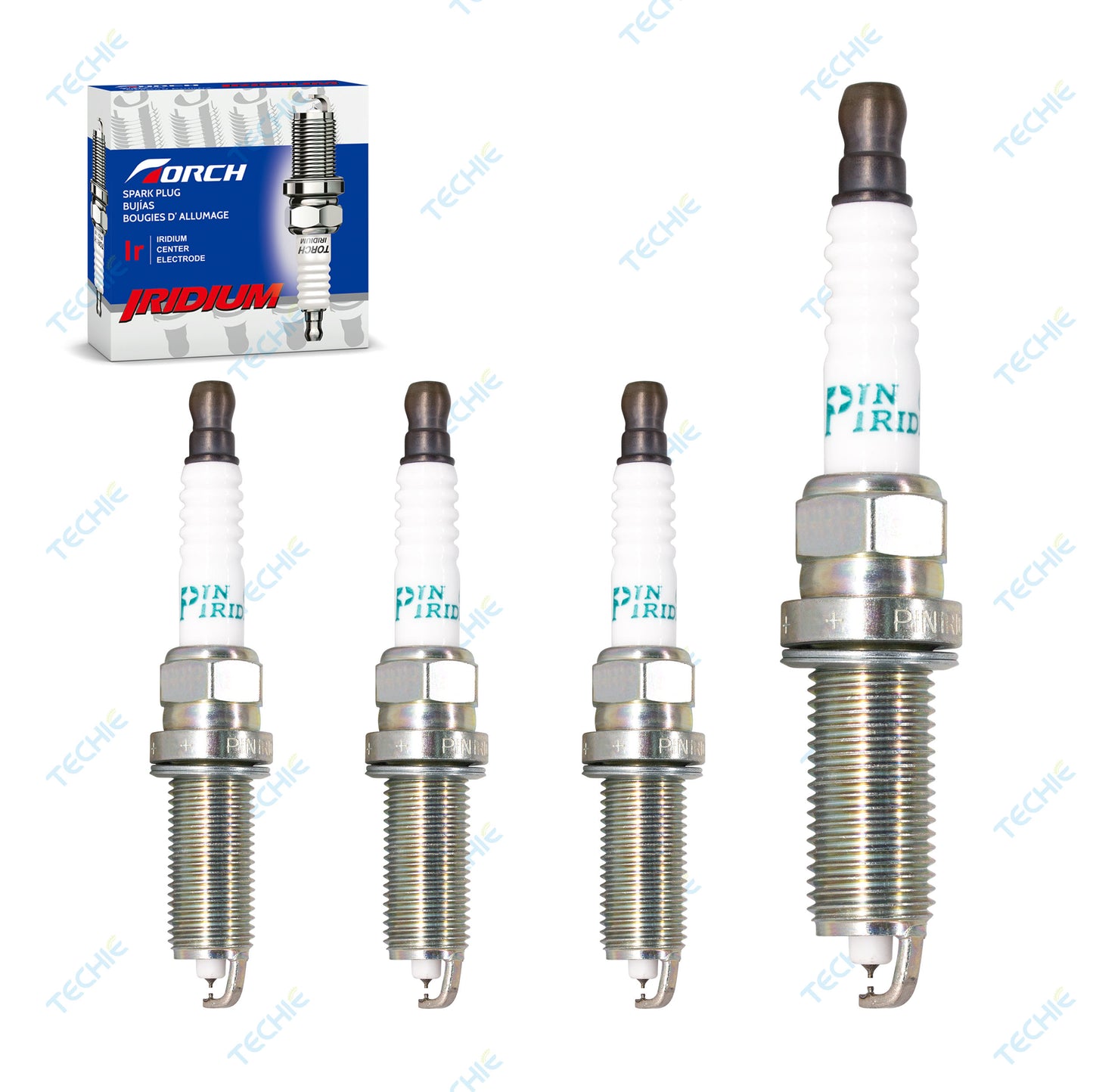 TORCH LD7RHII Iridium Spark Plug Replace for Denso  FC20HR-Q8