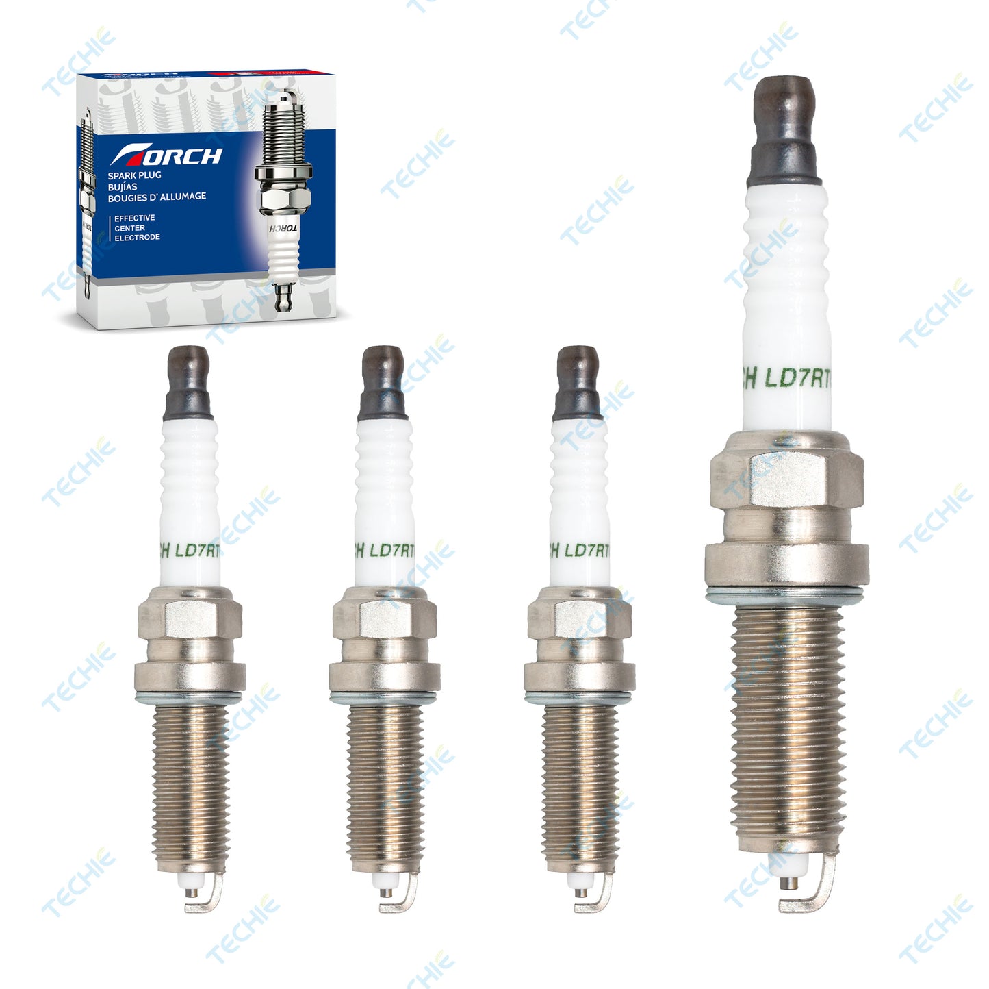 TORCH LD7RTCU-11 Copper Spark Plug Replace for NGK LKAR7B-11