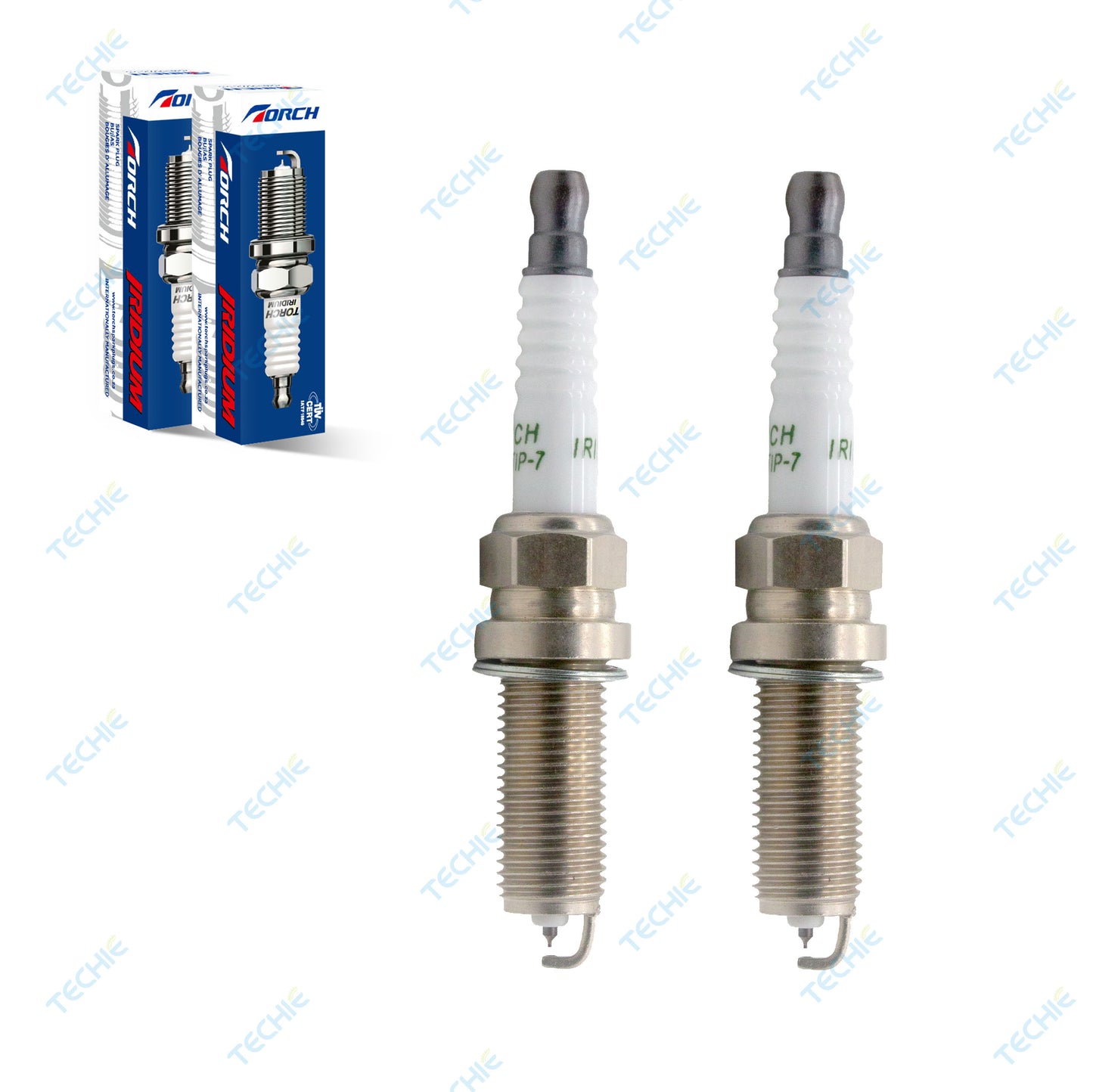 TORCH LD7RTIP-7 Iridium Spark Plug Replace for NGK 91121  ILKAR7J7G