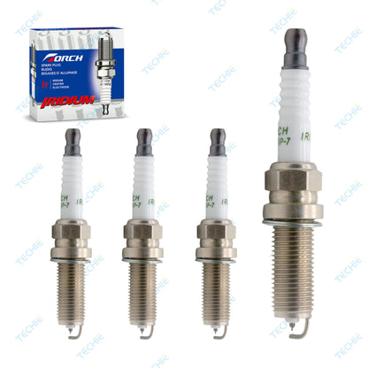 TORCH LD7RTIP-7 Iridium Spark Plug Replace for NGK 91121  ILKAR7J7G