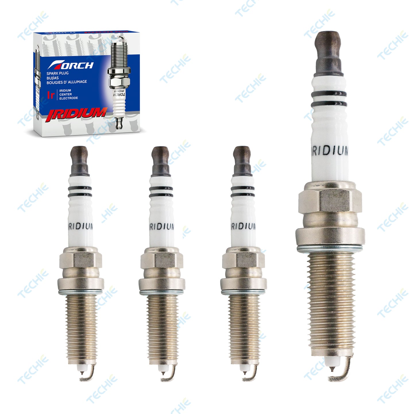 TORCH LD7RTIP Iridium Spark Plug  Replace for NGK 91121  ILKAR7J7G