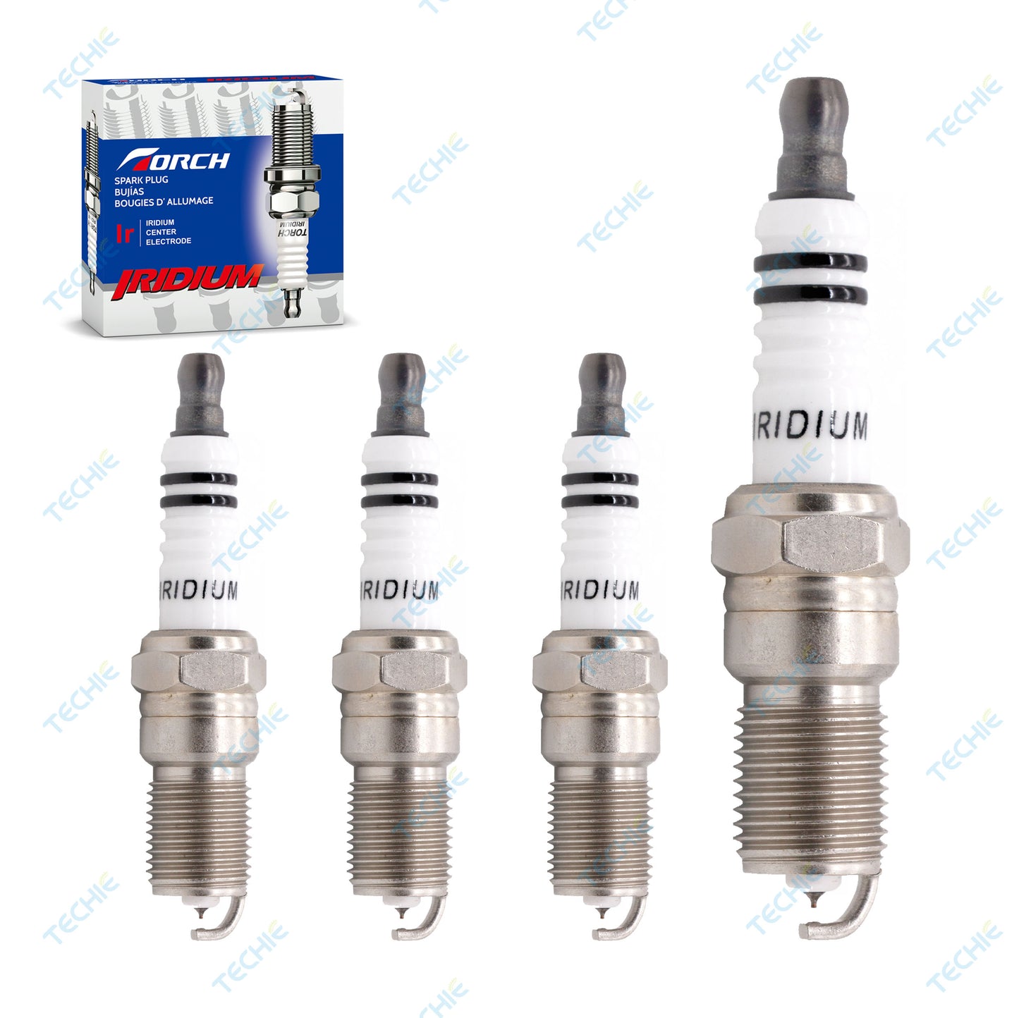 TORCH Q6RTIP-13 Iridium Spark Plug Replace for NGK ITR6F13(4477)