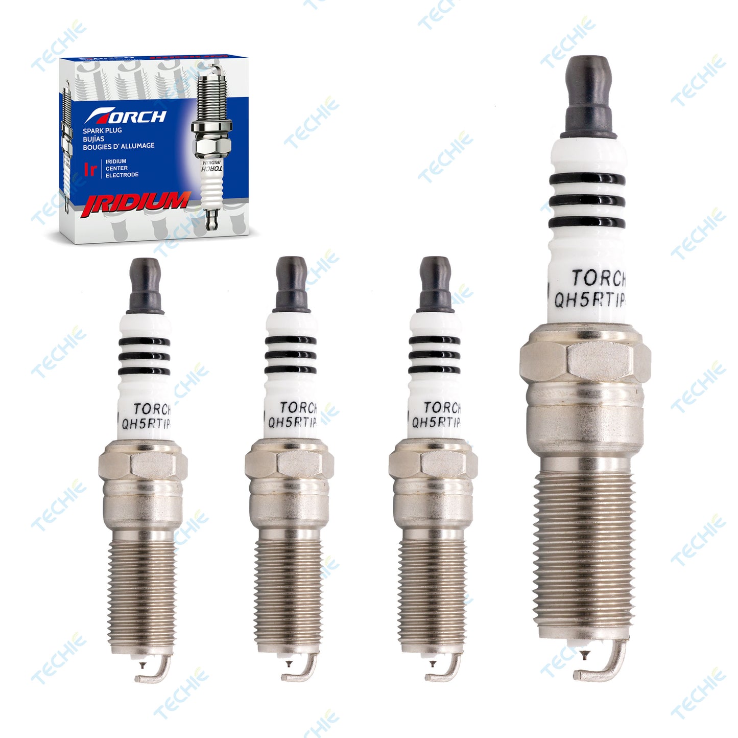 TORCH QH5RTIP-13 Iridium Spark Plug Replace for NGK TR5B-13