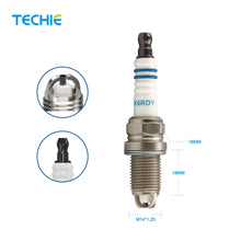 TECHIE T-K6RDY Spark Plug Replace for NGK BKR6EK Spark Plug,for Bosch F04DAR F7LDCR F8LDCR FR6LDC, for CHAMPION OE026 RC8DMC, for DENSO K20PR-SU9 K20TNR-S K20TXR, OEM