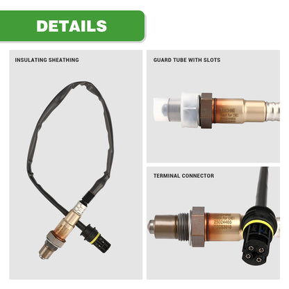 TECHIE O2 Oxygen Sensor 250-24465 Compatible with Mercedes-Benz C32 C55 CLK55 E55 SL55 AMG C240 C320 CLK320 CLS500 E320 E500 ML500, BMW 328xi, 330i, 330xi, 335i, 335i xDrive, 335is, 335xi, 525i