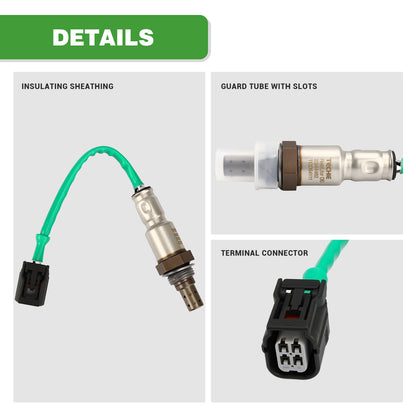 TECHIE O2 Oxygen Sensor 234-9091 234-4462 Upstream Downstream Oxygen Sensor fit for 2009-2014 Acura TSX 2.4L, for 2008-2012 Honda Accord LX EX EX-L LX-S 2.4L, 36532-R40-A01 36531-R40-A01,2 PCS