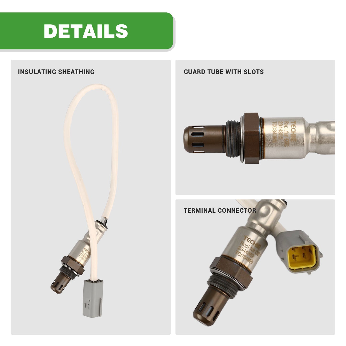 TECHIE O2 Oxygen Sensor 234-4382 Downstream Oxygen Sensor Fit for 2008-2010 Infiniti EX35,2010-2013 Nissan Altima 3.5L,22693JF00A ,234-9096,35064080