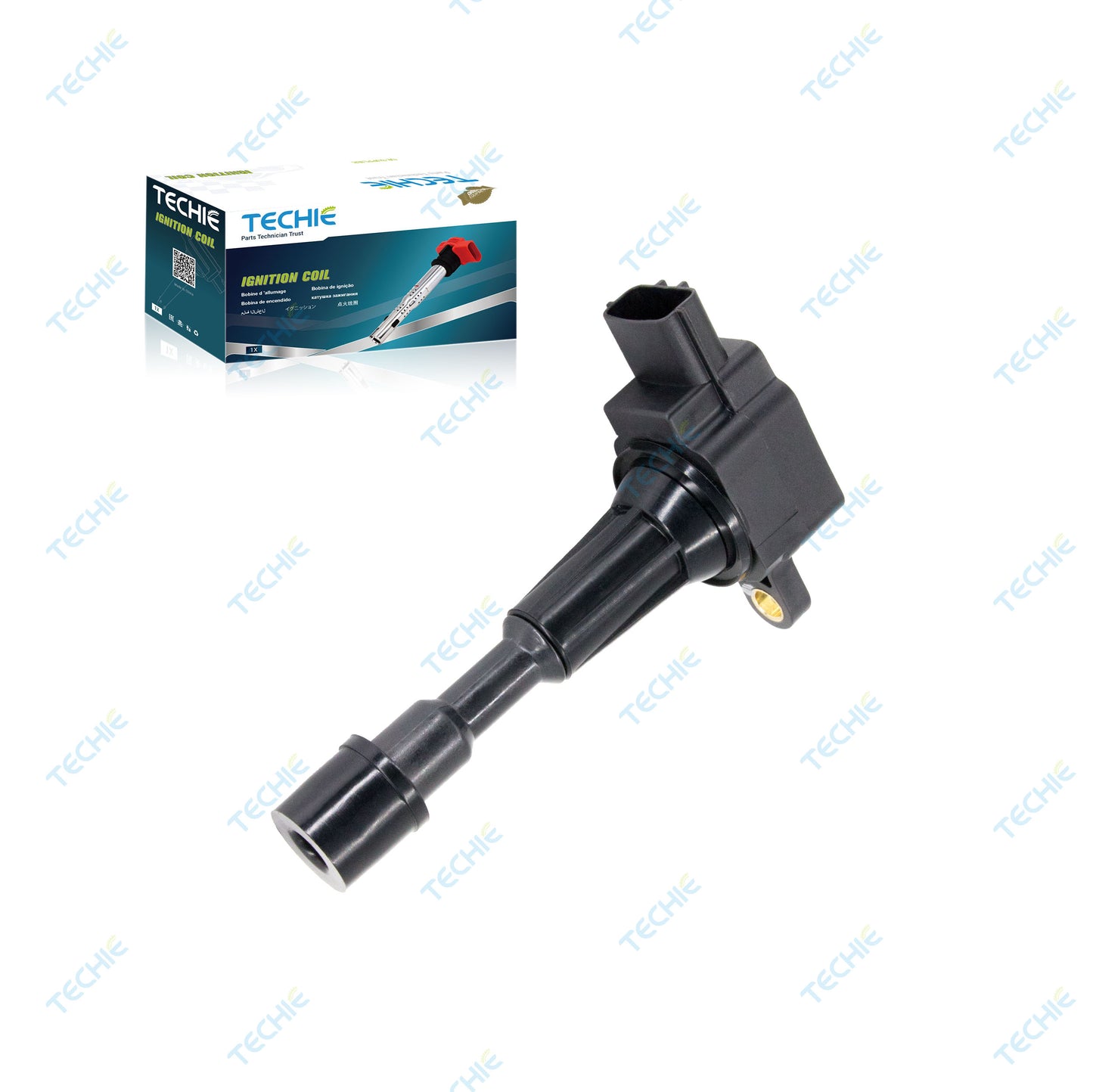 Techie TICS11075 Replacement ignition coil for ZJ01-18-100 compatible with MAZDA 3