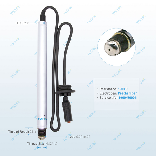 TECHIE TISS9298 prechamber spark plug replaces for MWM 12285295 original