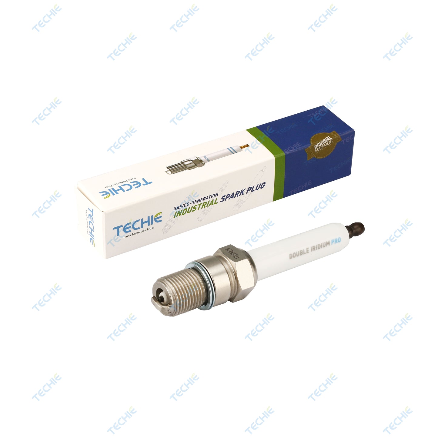 TECHIE Industrial Spark Plug Replaces Champion FB77WPCC,Bosch 7302 / 7305 ,Denso GI3-1 / GI3-5 / Gi 3-5
